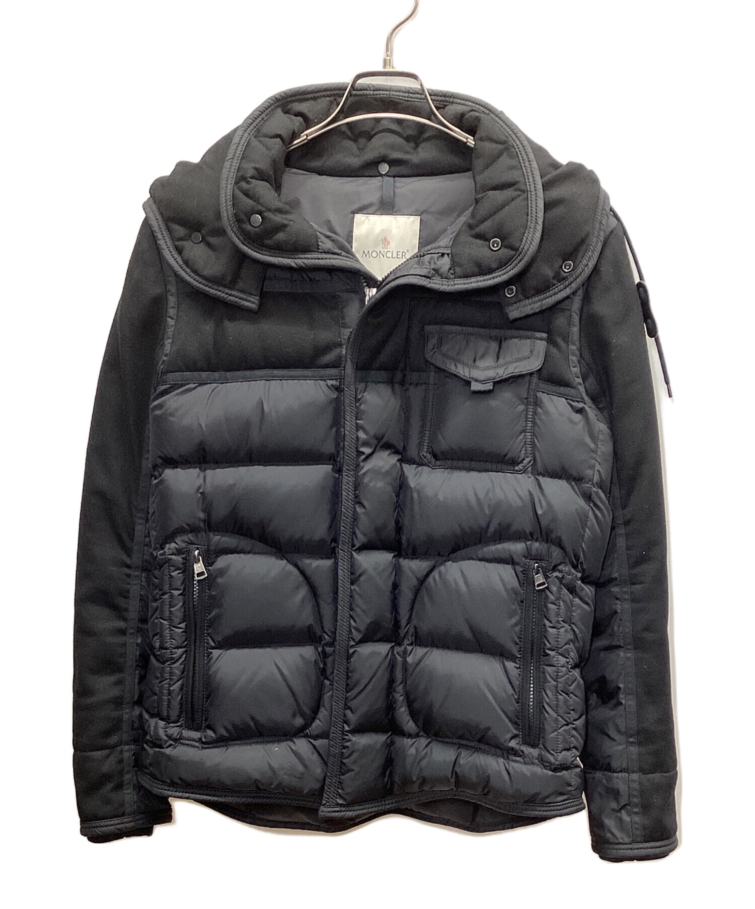 中古・古着通販】MONCLER (モンクレール) ダウンジャケット ブラック