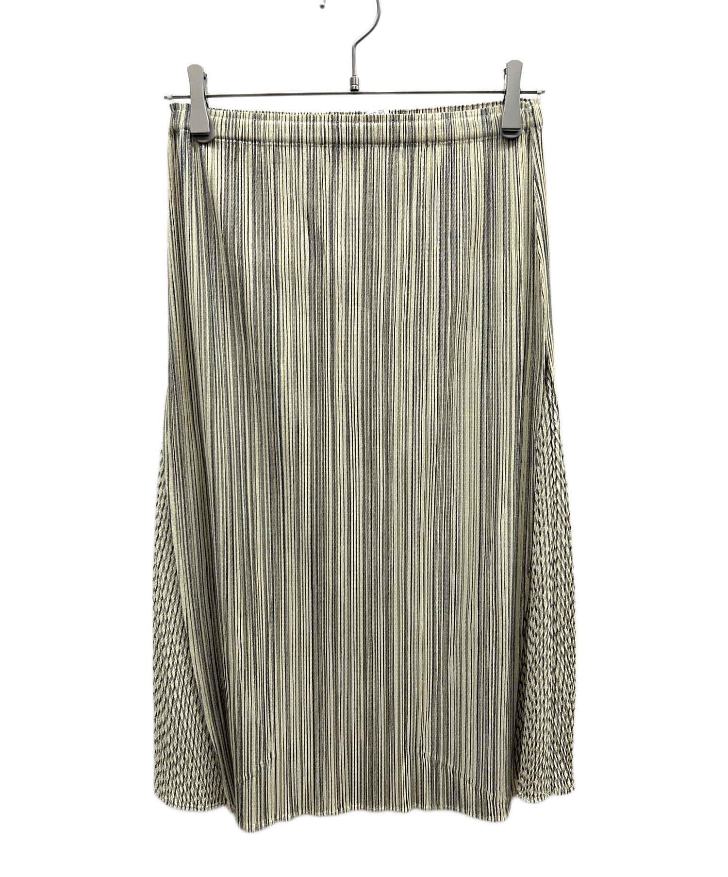 PLEATS PLEASE プリーツスカート サイズ3 クリーム 中古・古着通販】PLEATS PLEASE (プリーツプリーズ) プリーツ