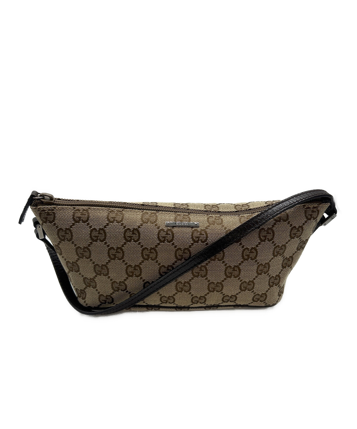 中古・古着通販】GUCCI (グッチ) GGアクセサリーポーチ ブラウン