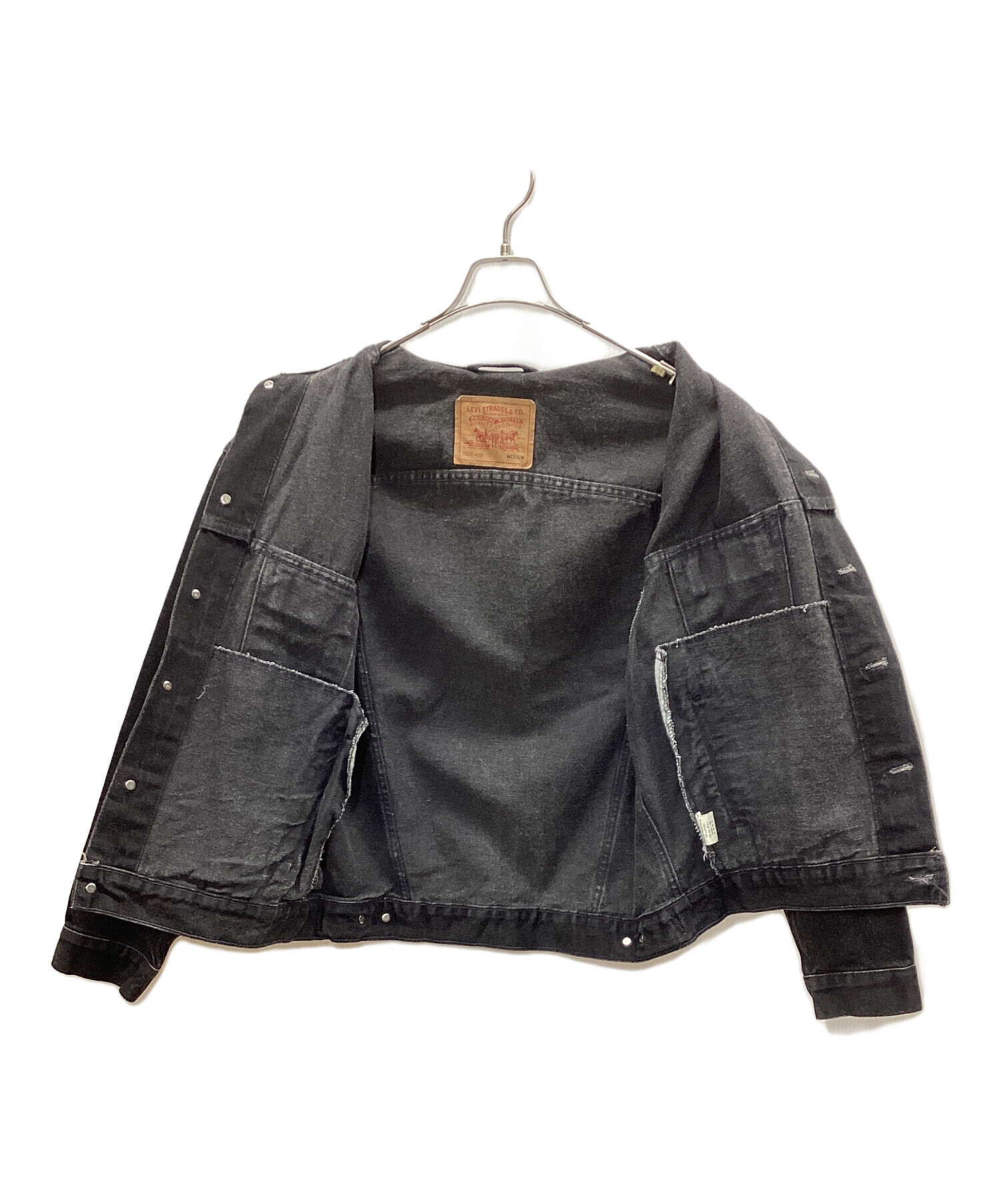 中古・古着通販】リーバイス (リーバイス) デニムジャケット ブラック
