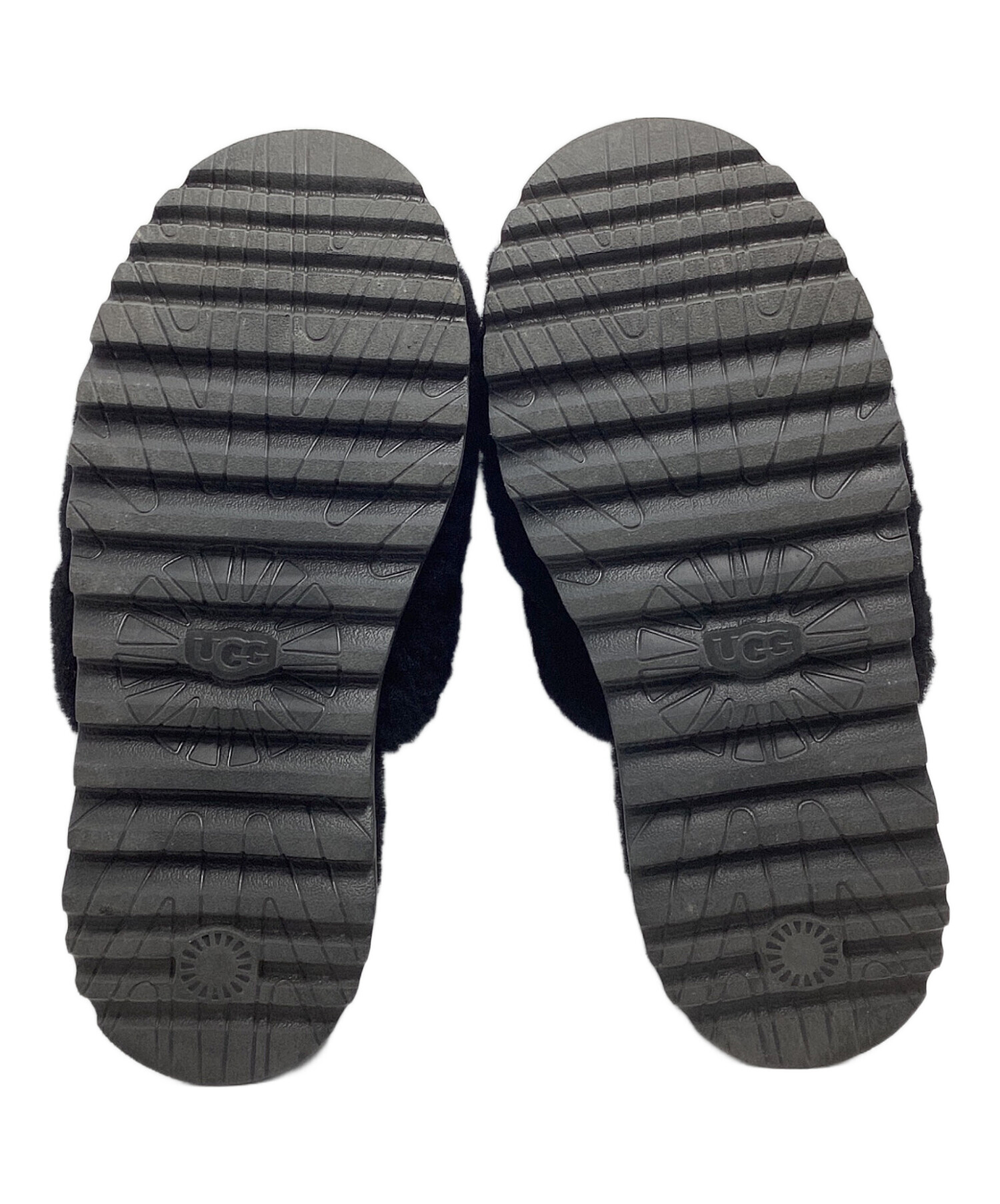 中古・古着通販】UGG (アグ) スーパー フラップ スリッパ ブラック