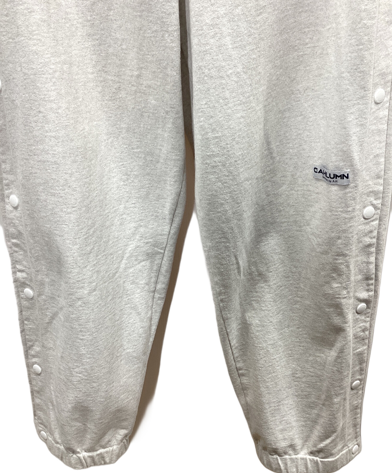 中古・古着通販】CAHLUMN (カウラム) スウェットパンツ ライトグレー 