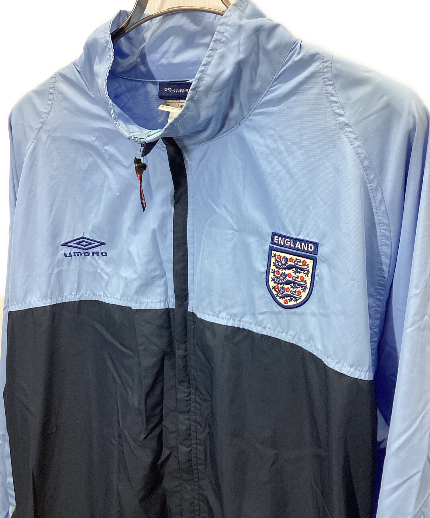 中古・古着通販】UMBRO (アンブロ) ナイロンジャケット ネイビー 