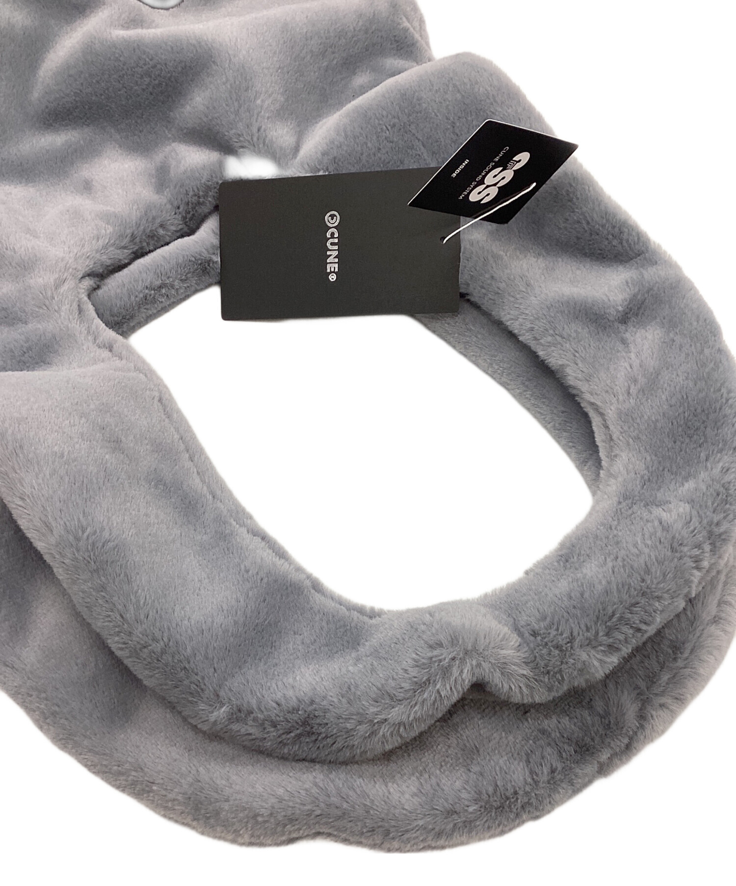 中古・古着通販】CUNE (キューン) ふわふわウサギバッグ グレー 未使用