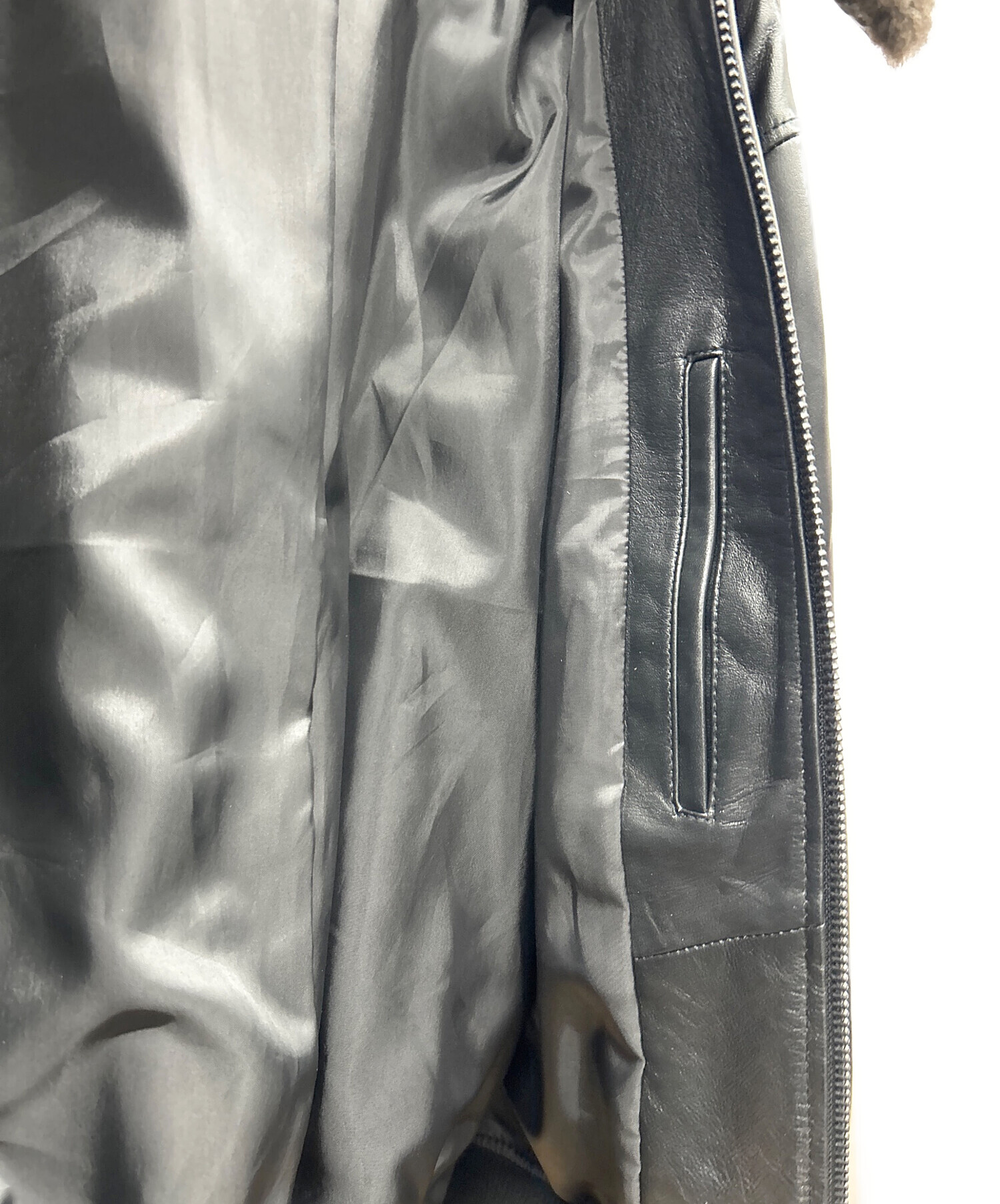 中古・古着通販】HOTEL PALACE (ホテルプレイス) ラムスキンムートン