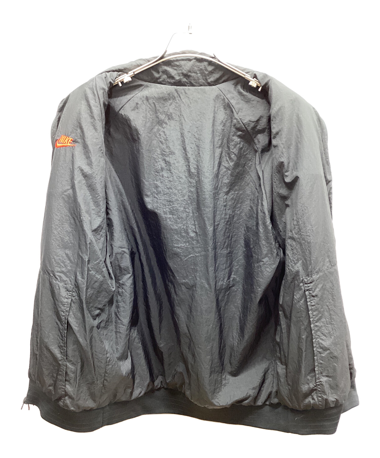 Nike ボアジャケット ブラック/グレー 中古・古着通販】NIKE (ナイキ) ボアジャケット ブラック×レッド