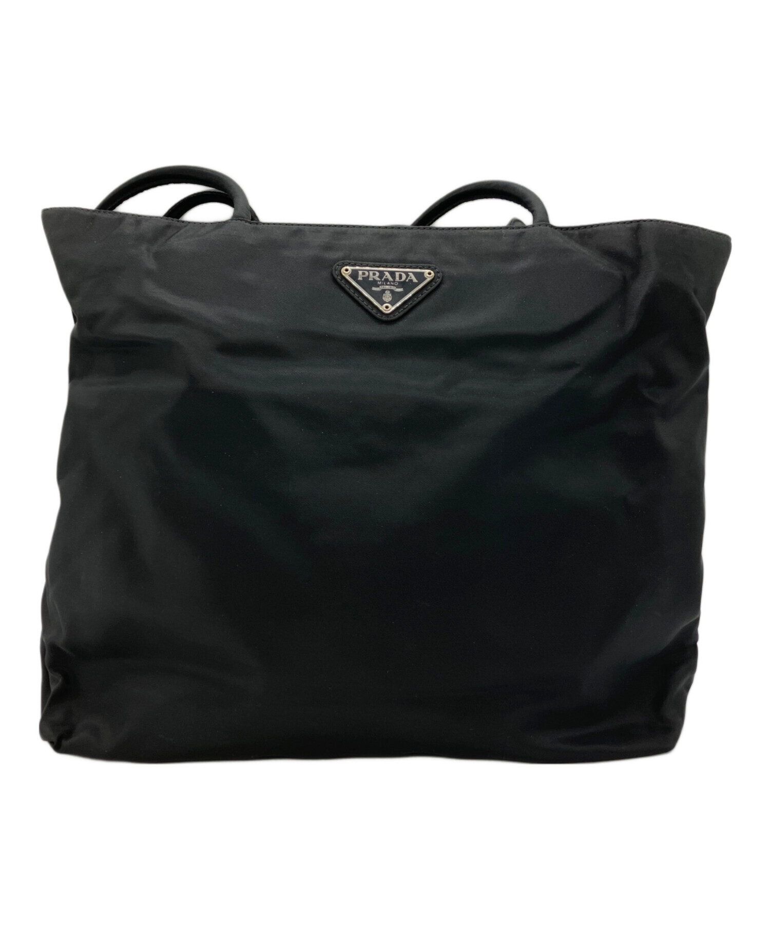 新品 未使用　プラダ　トートバッグ　ブラック 中古・古着通販】PRADA (プラダ) ナイロントートバッグ ブラック