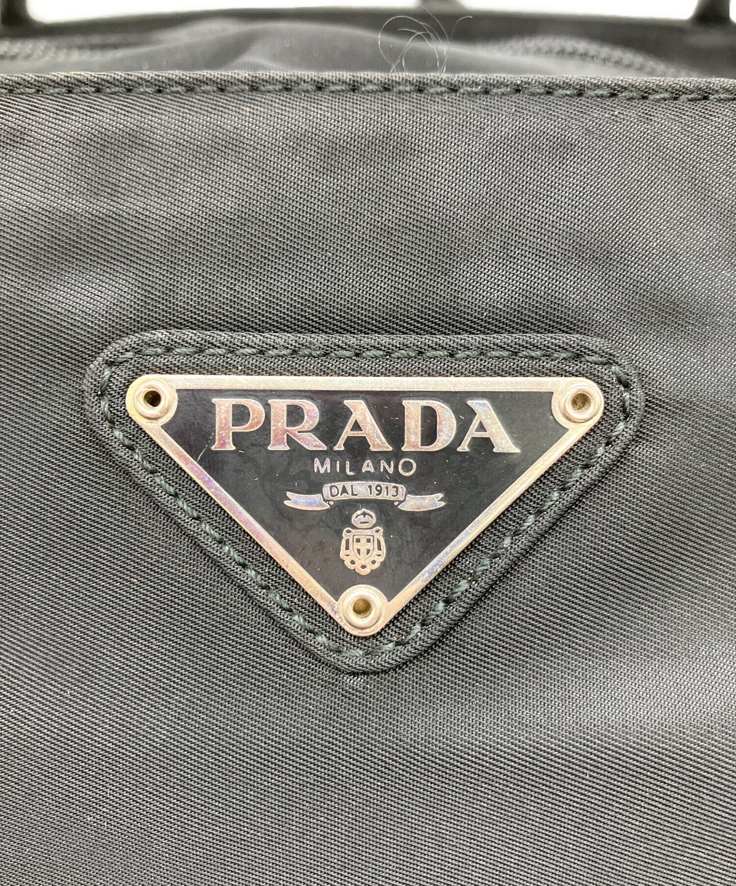 中古・古着通販】PRADA (プラダ) ナイロントートバッグ ブラック