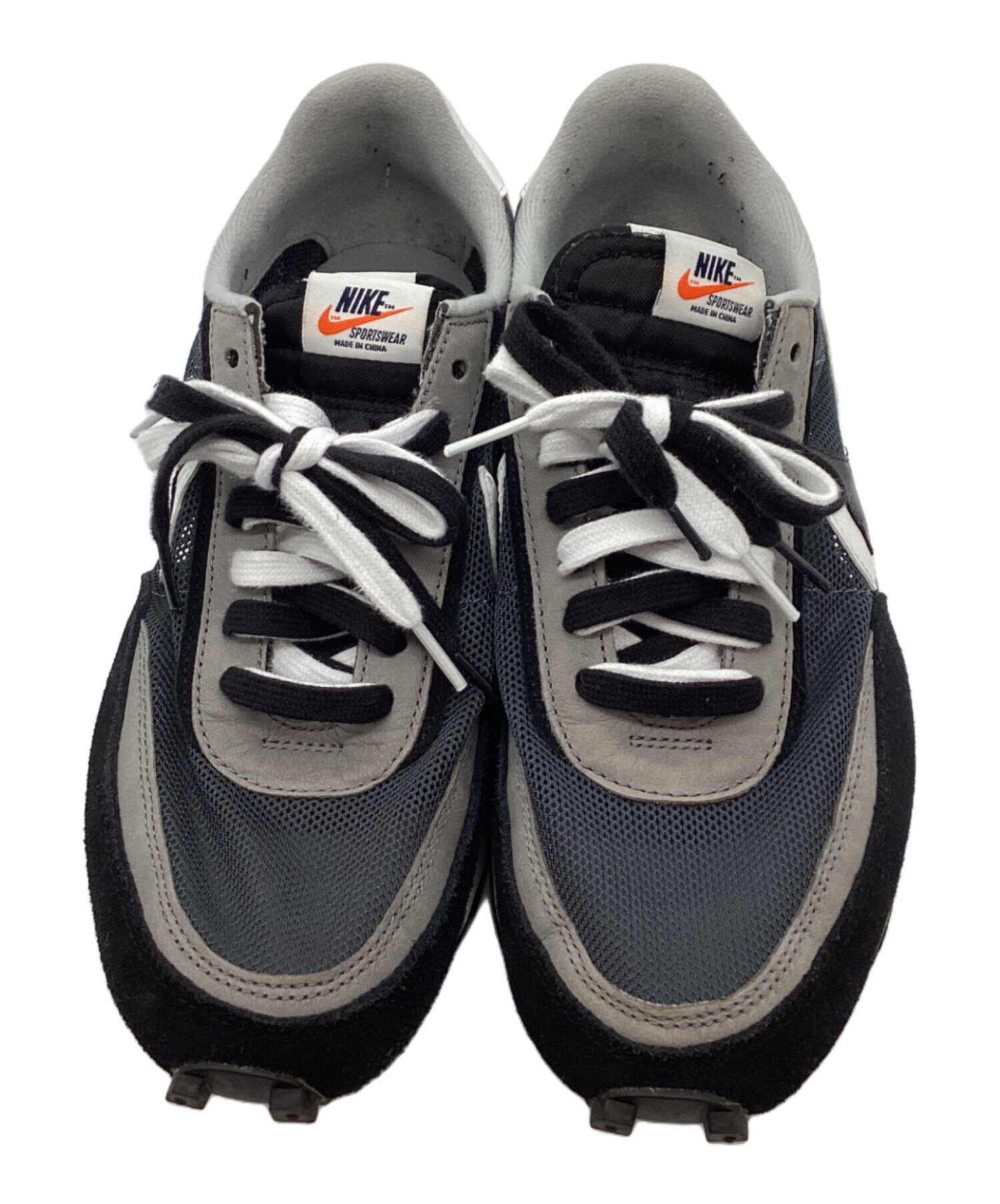 NIKE sacaiブラック/グレー スニーカー NIKE sacai x LD WAFFLE サカイ ナイキ ワッフル BLACK/ANTHRACITE