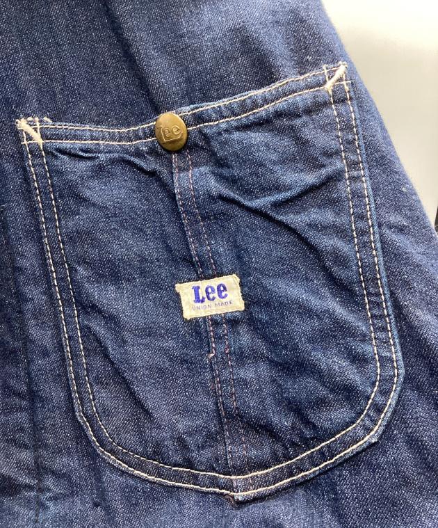 中古・古着通販】LEE (リー) デニムカバーオール ベージュ×インディゴ