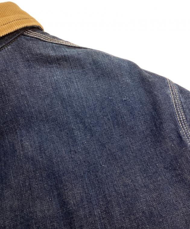 中古・古着通販】LEE (リー) デニムカバーオール ベージュ×インディゴ