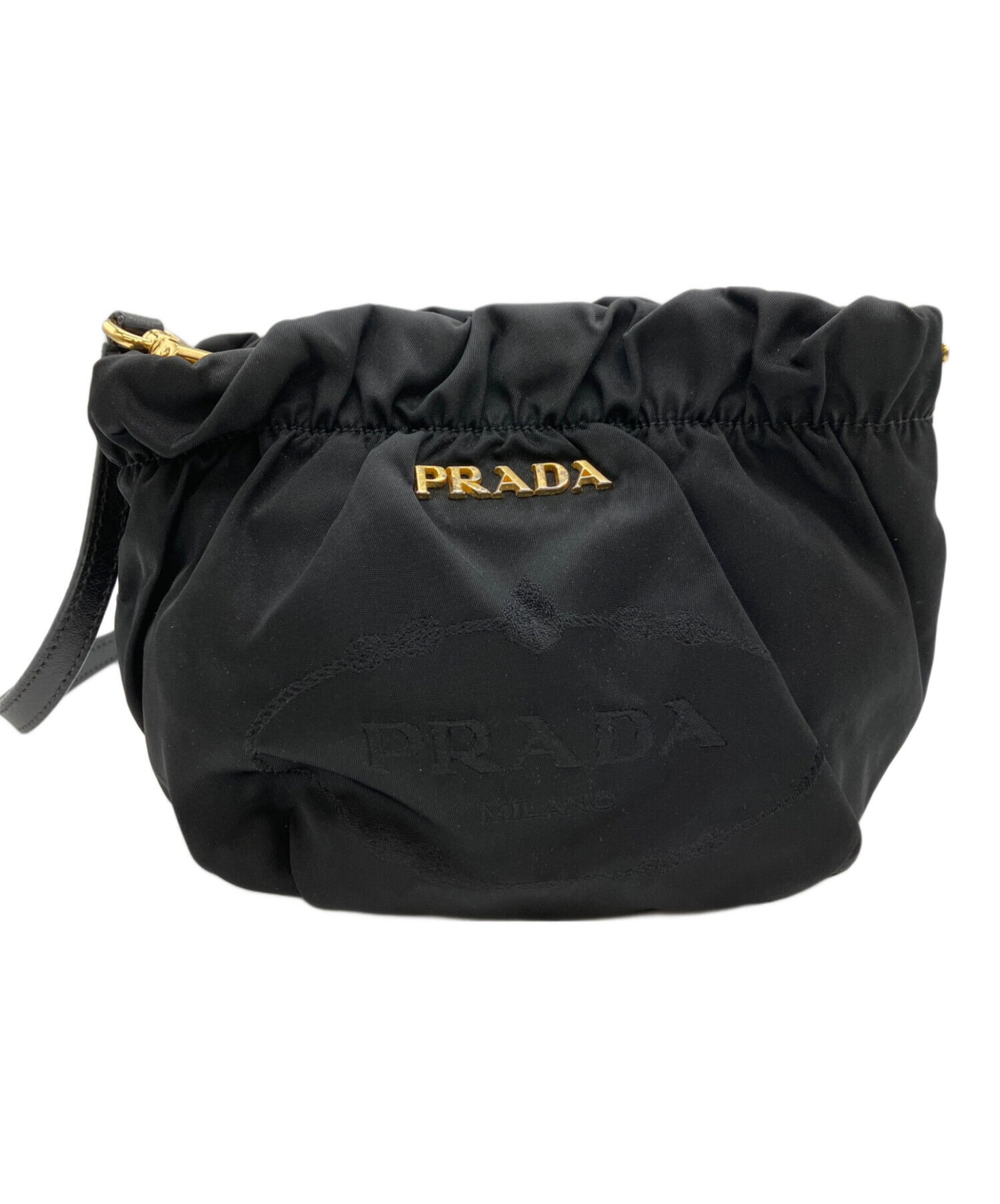 中古・古着通販】PRADA (プラダ) ショルダーバッグ ブラック｜ブランド