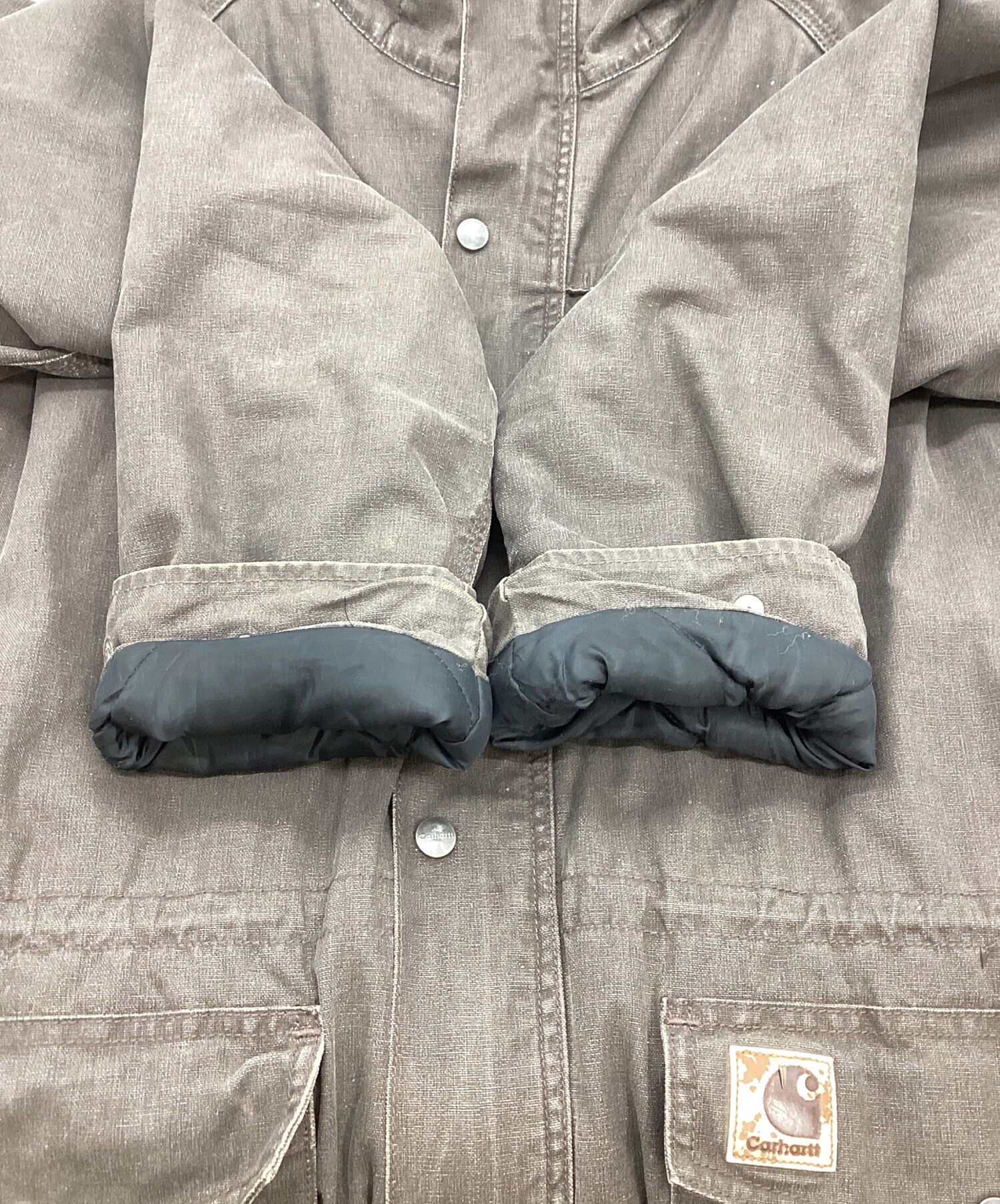中古・古着通販】CarHartt (カーハート) ダックカバーオール ブラウン