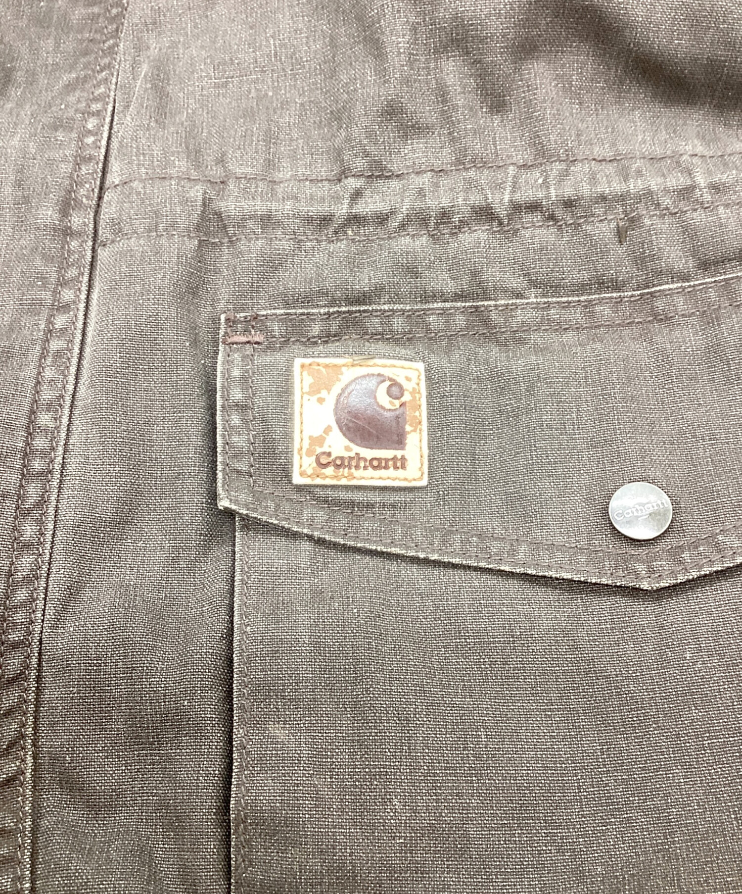 中古・古着通販】CarHartt (カーハート) ダックカバーオール ブラウン