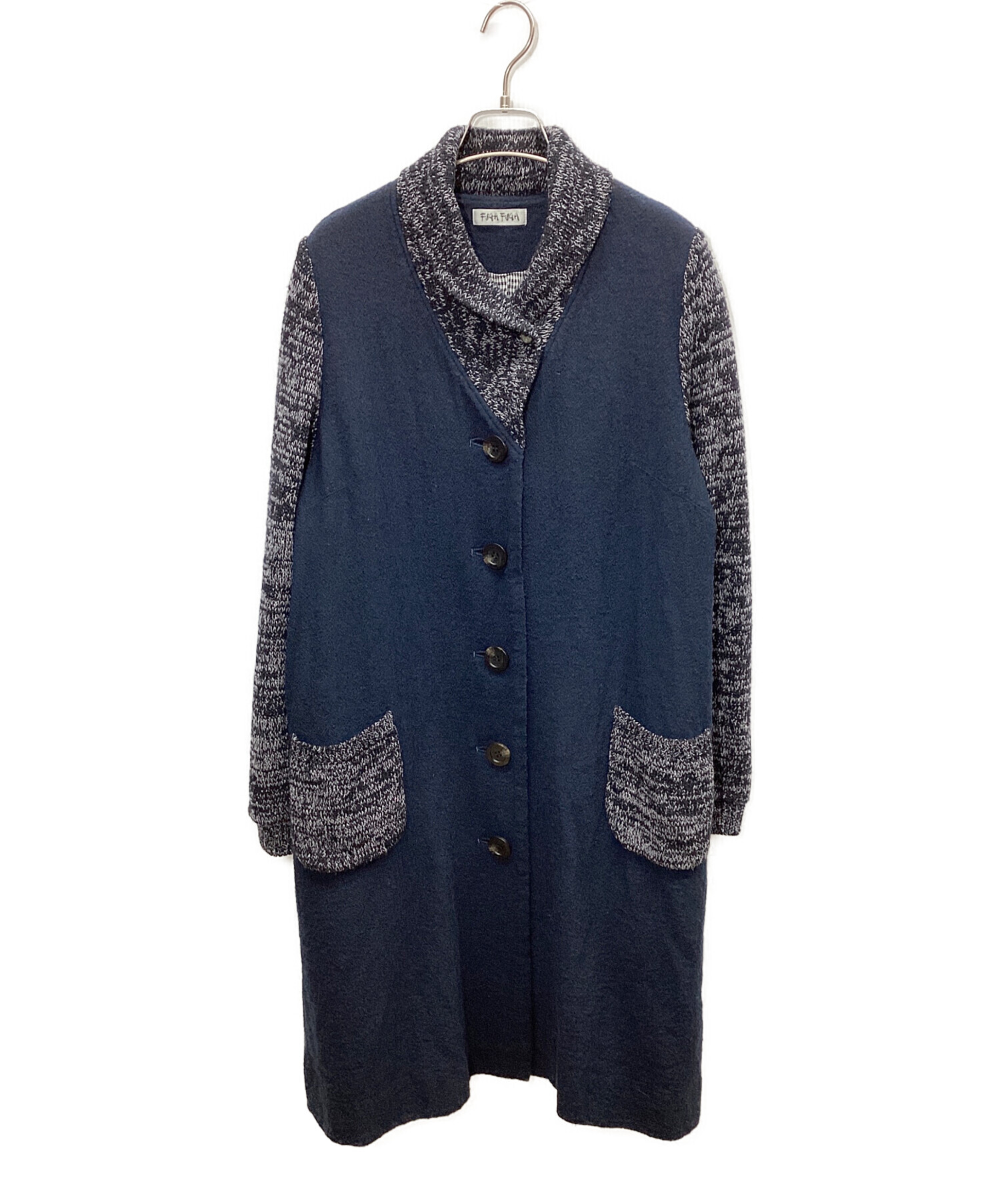 中古・古着通販】FUGA FUGA (フーガフーガ) ウールジャケット ネイビー