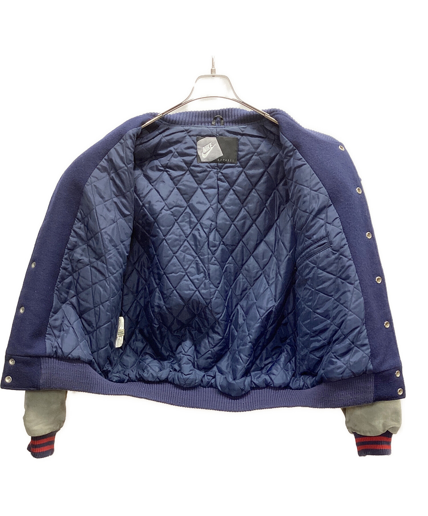中古・古着通販】NIKE (ナイキ) スタジャン ネイビー×グレー サイズ:M