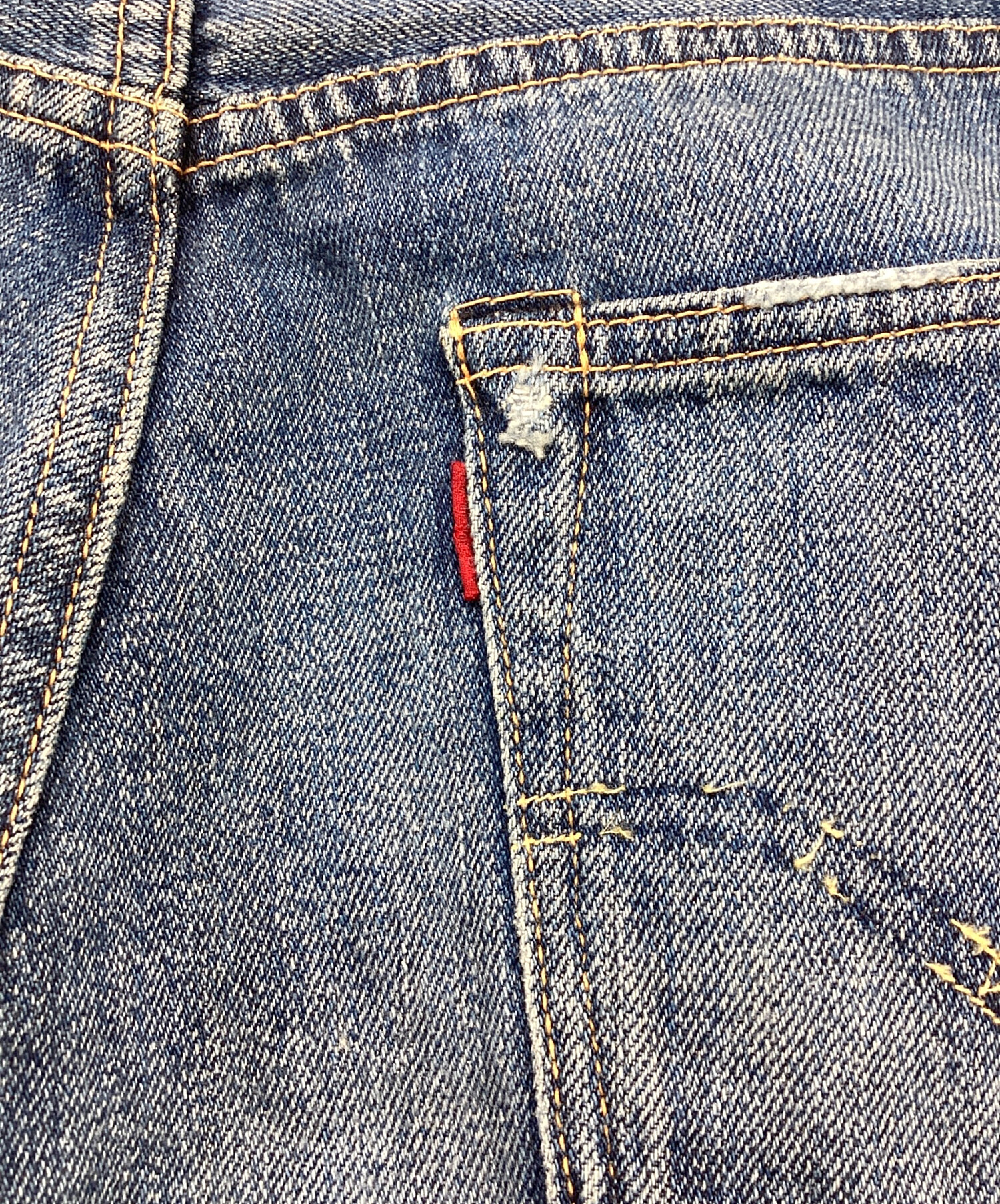中古・古着通販】LEVI'S (リーバイス) ダメージ加工デニムパンツ