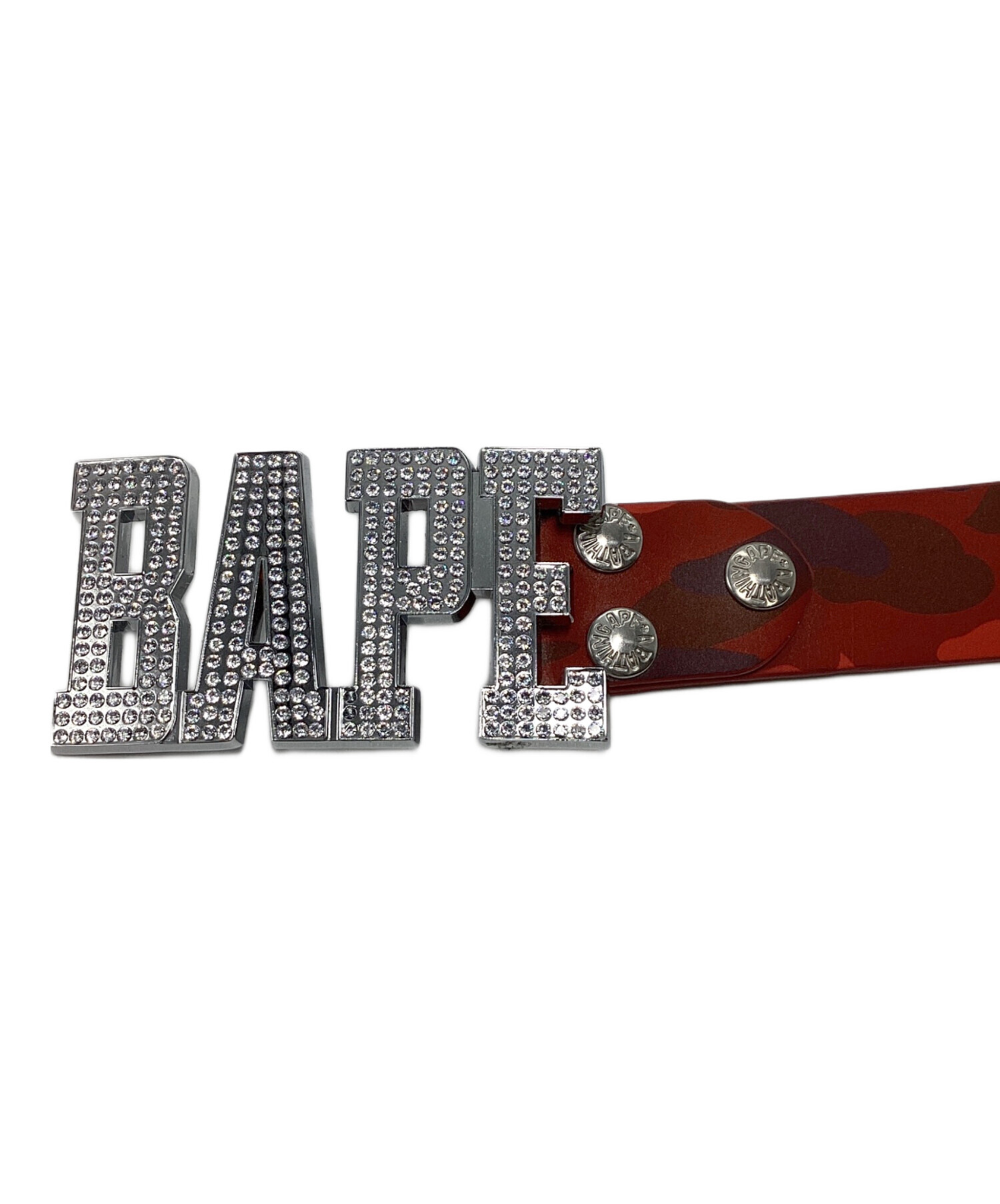 中古・古着通販】A BATHING APE (ア ベイシング エイプ) ロゴバックル