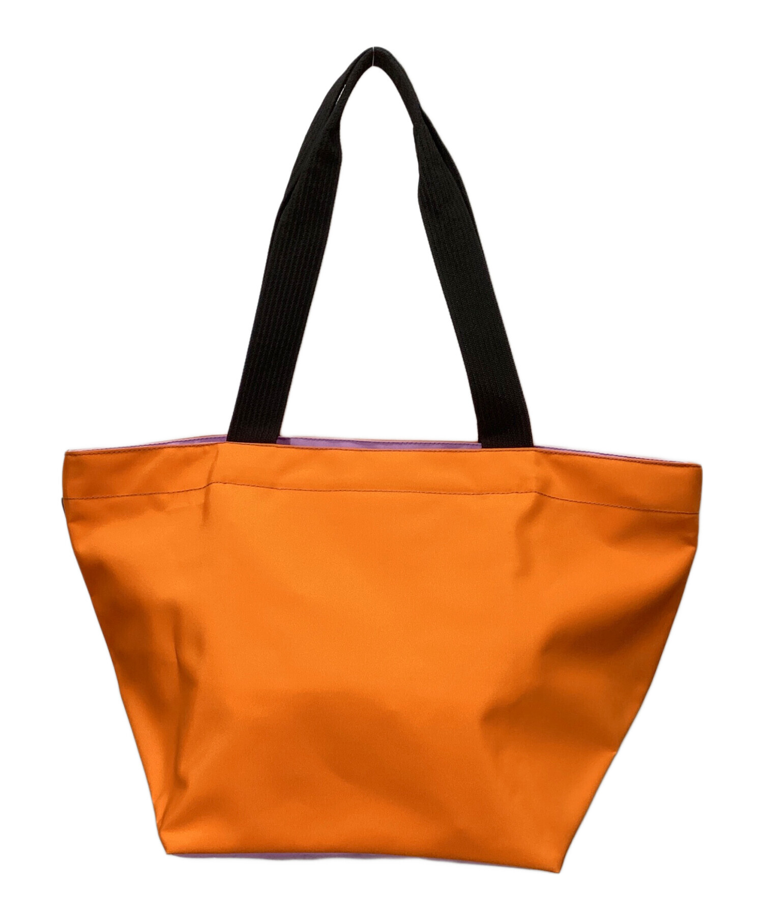 Hervé Chapelier トートバッグ オレンジ　エルベシャプリエ 中古・古着通販】Herve Chapelier (エルベシャプリエ) 舟型トート