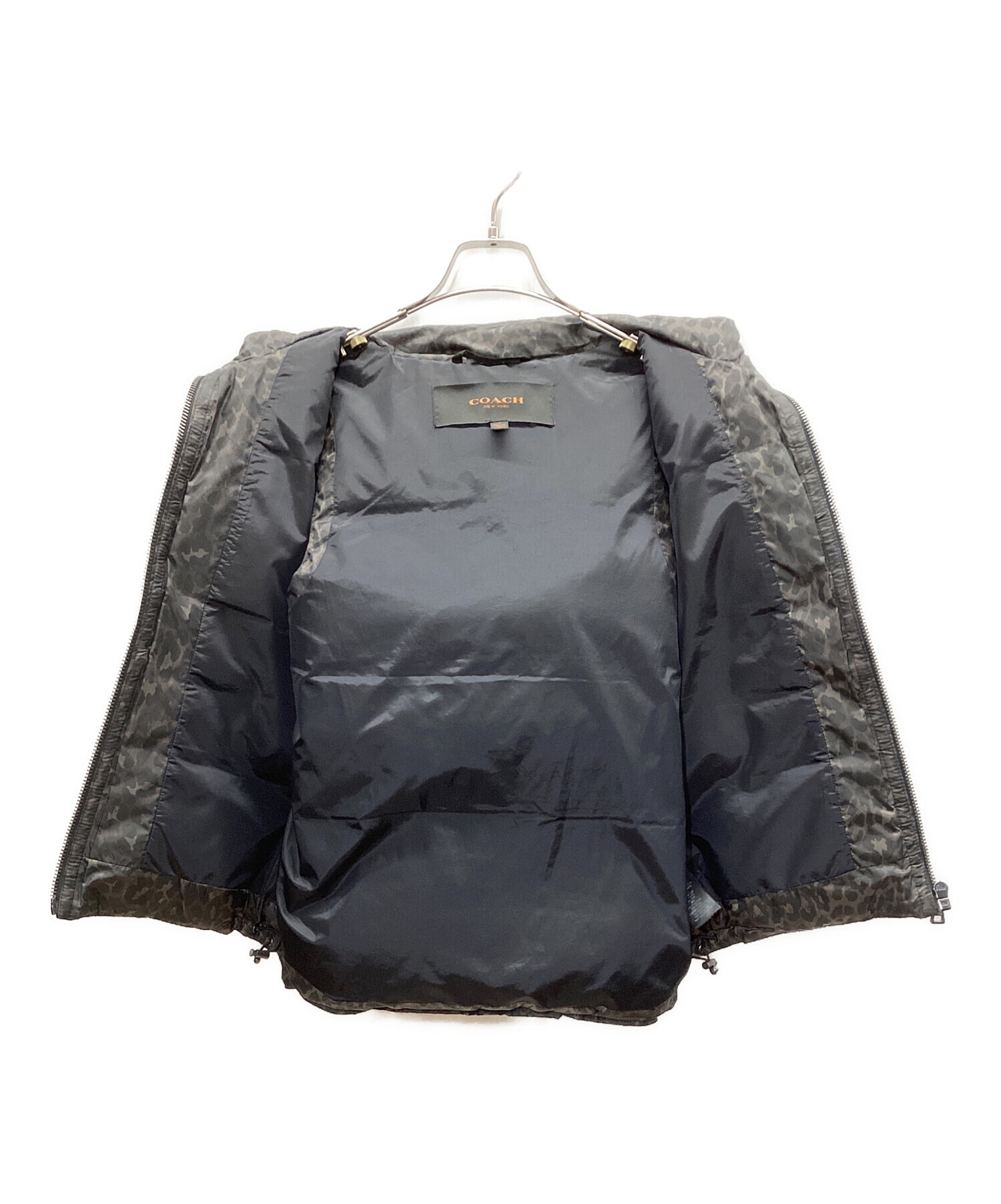 中古・古着通販】COACH (コーチ) ダウンベスト ブラウン×ブラック