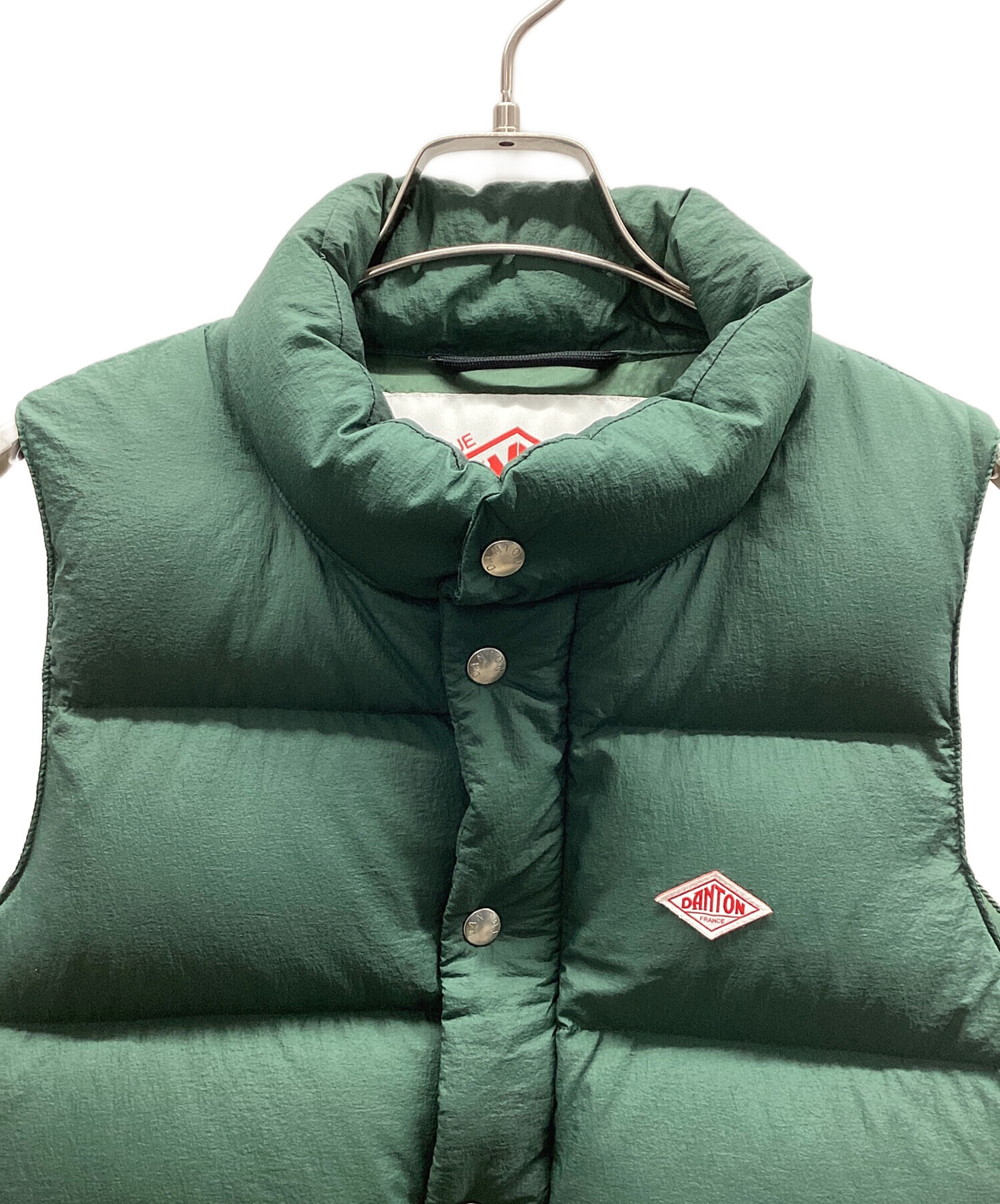 中古・古着通販】DANTON (ダントン) ダウンベスト グリーン サイズ:S