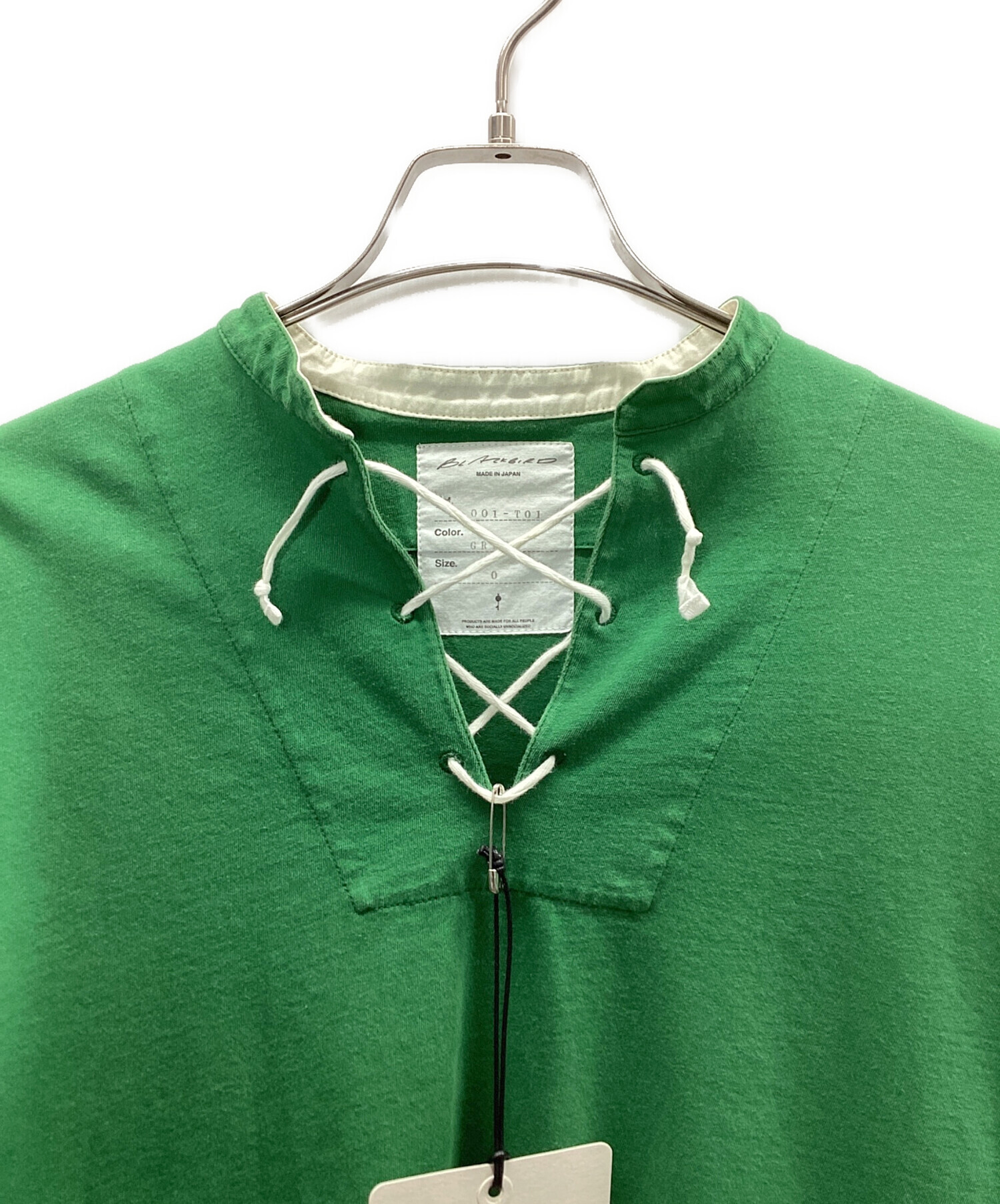 中古・古着通販】BLACKBIRD (ブラックバード) ラガーシャツ グリーン