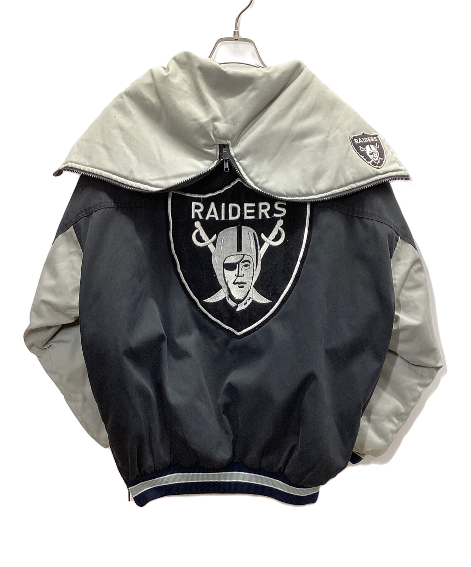 中古・古着通販】NFL RAIDERS (レイダース) 刺繍中綿ジャケット