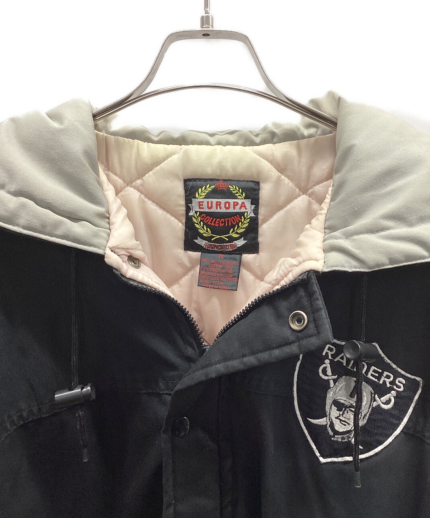 中古・古着通販】NFL RAIDERS (レイダース) 刺繍中綿ジャケット
