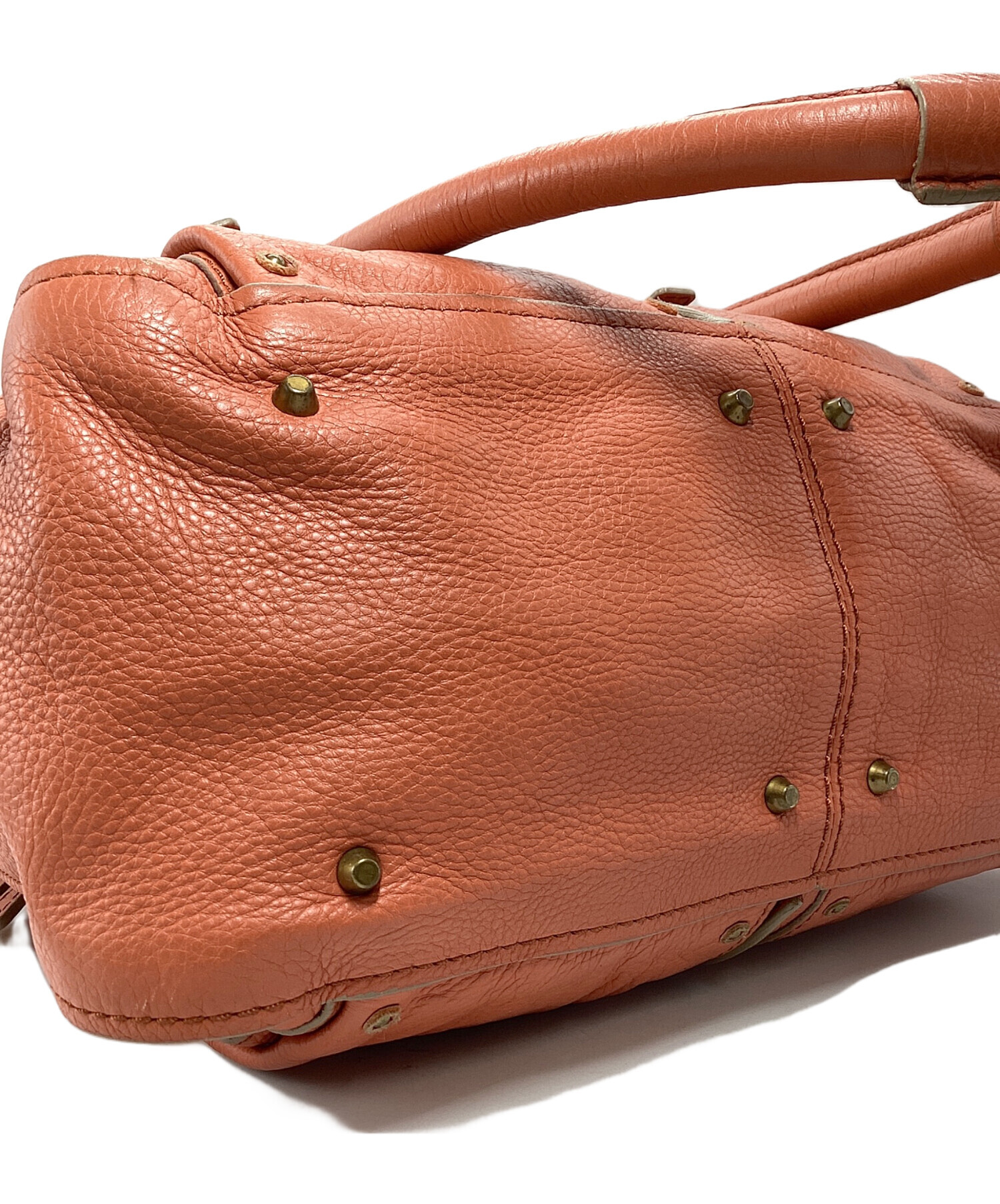 中古・古着通販】Chloe (クロエ) パディントンハンドバッグ オレンジ