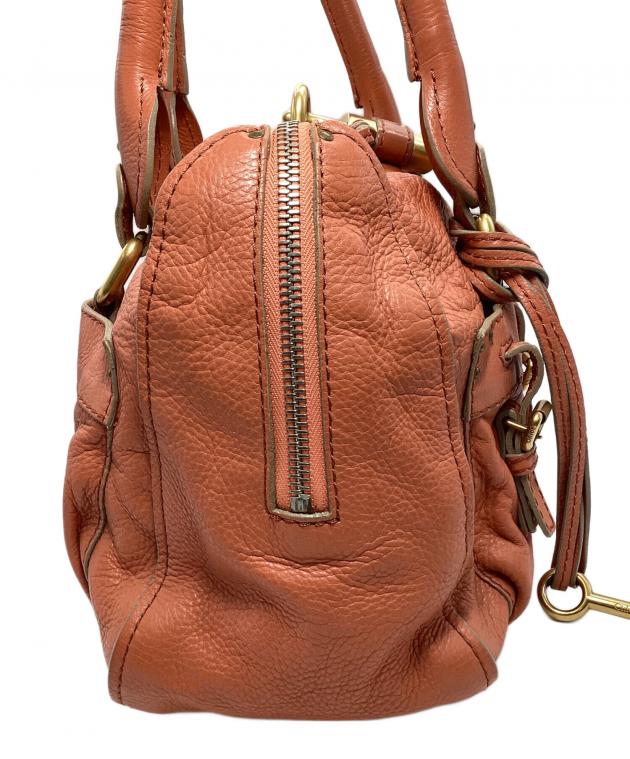 中古・古着通販】Chloe (クロエ) パディントンハンドバッグ オレンジ