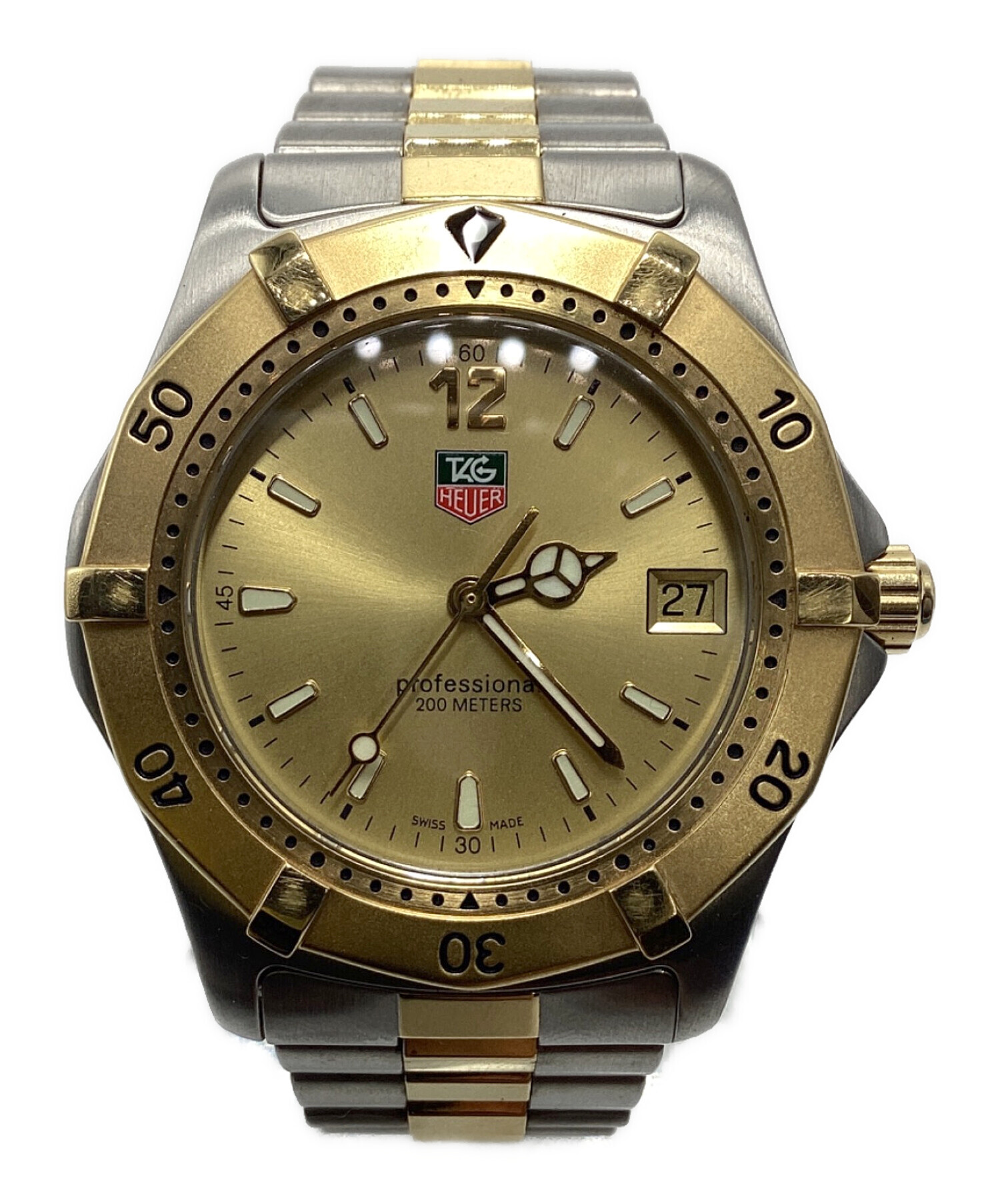 TAG Heuer プロフェッショナル 腕時計 200メートル 中古・古着通販】TAG Heuer (タグホイヤー) プロフェッショナル 200m