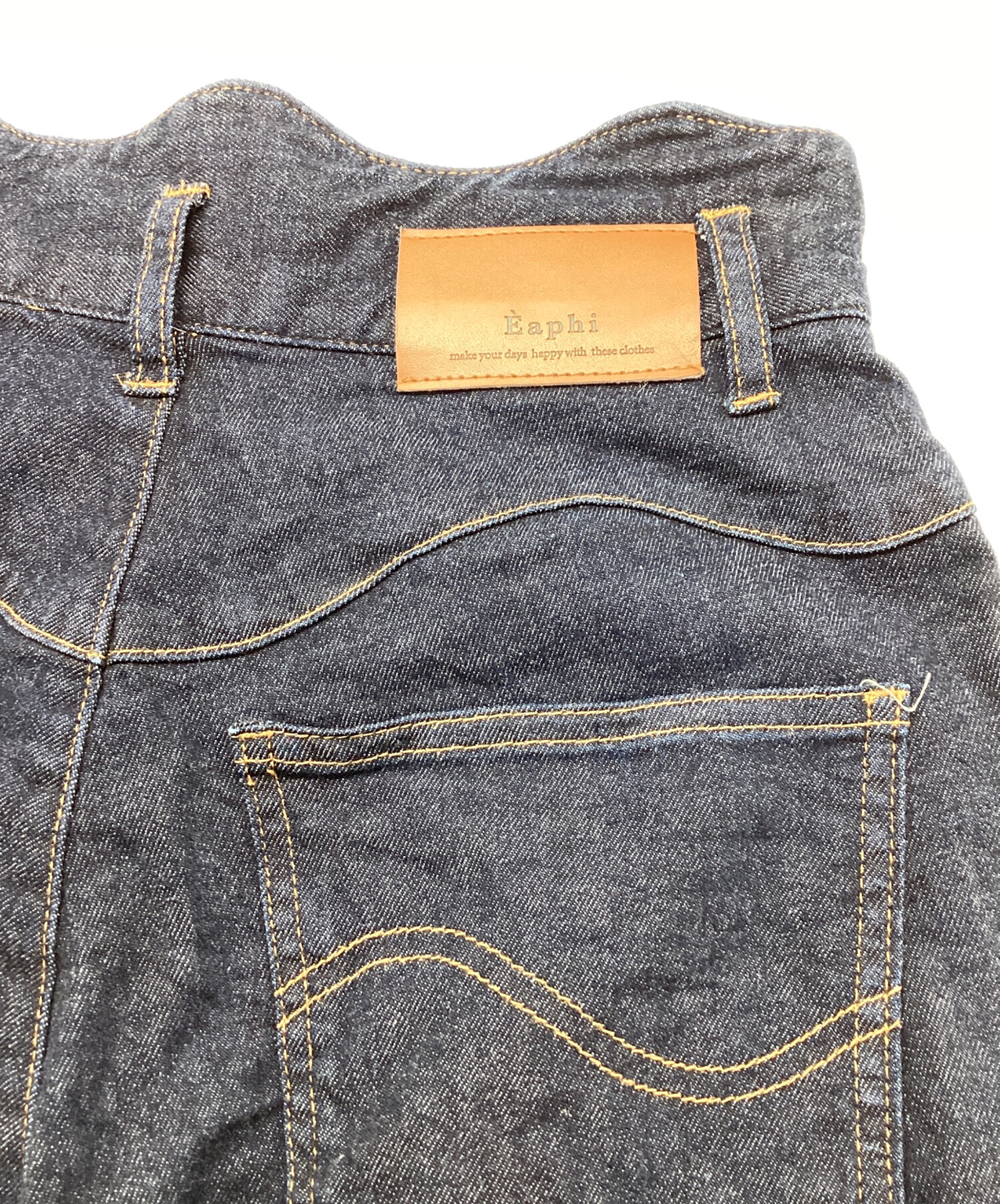 中古・古着通販】Eaphi (エフィ) デニムパンツ インディゴ サイズ:S