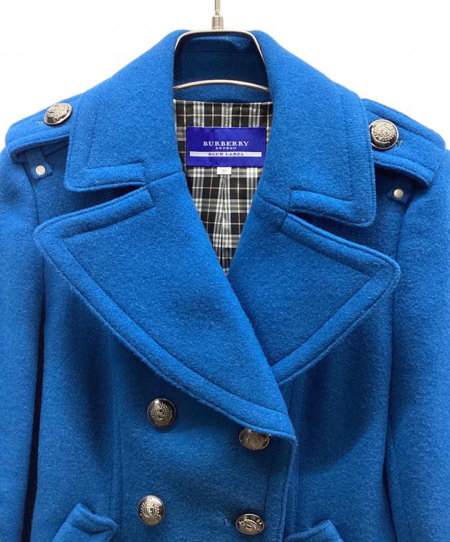 BURBERRY BLUE LABEL Pコート 中古・古着通販】BURBERRY BLUE LABEL (バーバリー ブルー レーベル) P