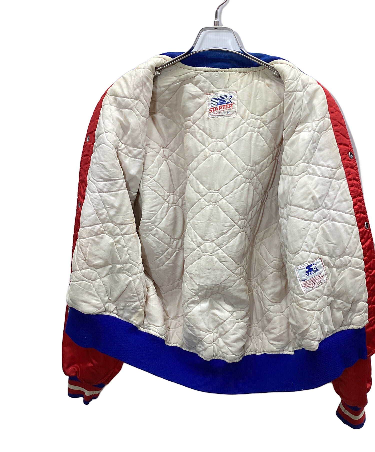 中古・古着通販】STARTER (スターター) スタジャン レッド サイズ:M 