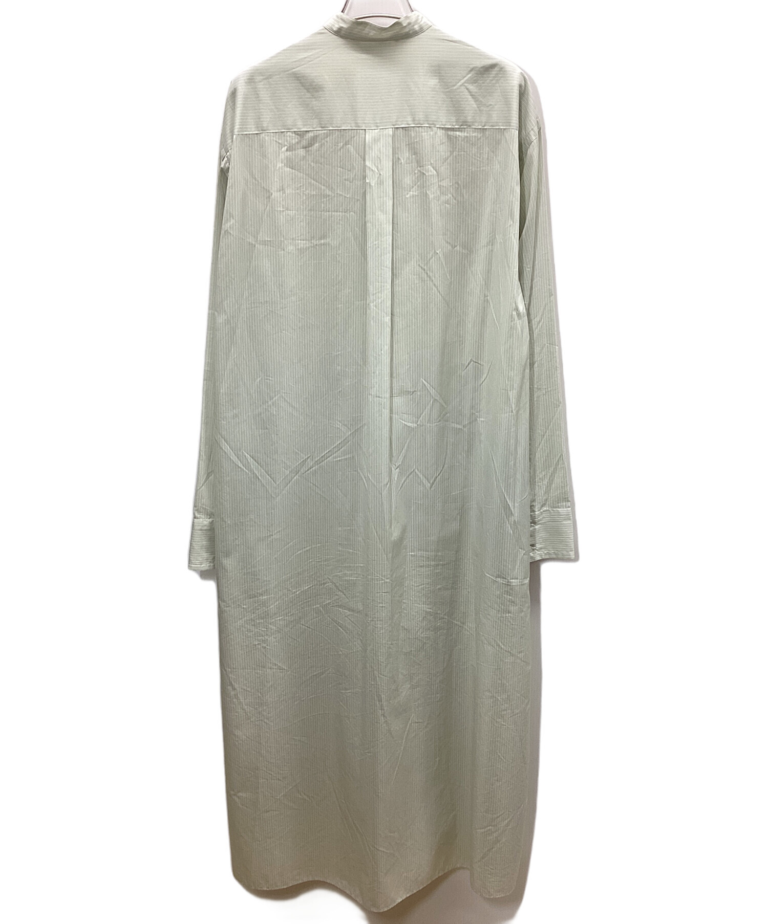 中古・古着通販】AURALEE (オーラリー) 長袖ワンピース グリーン
