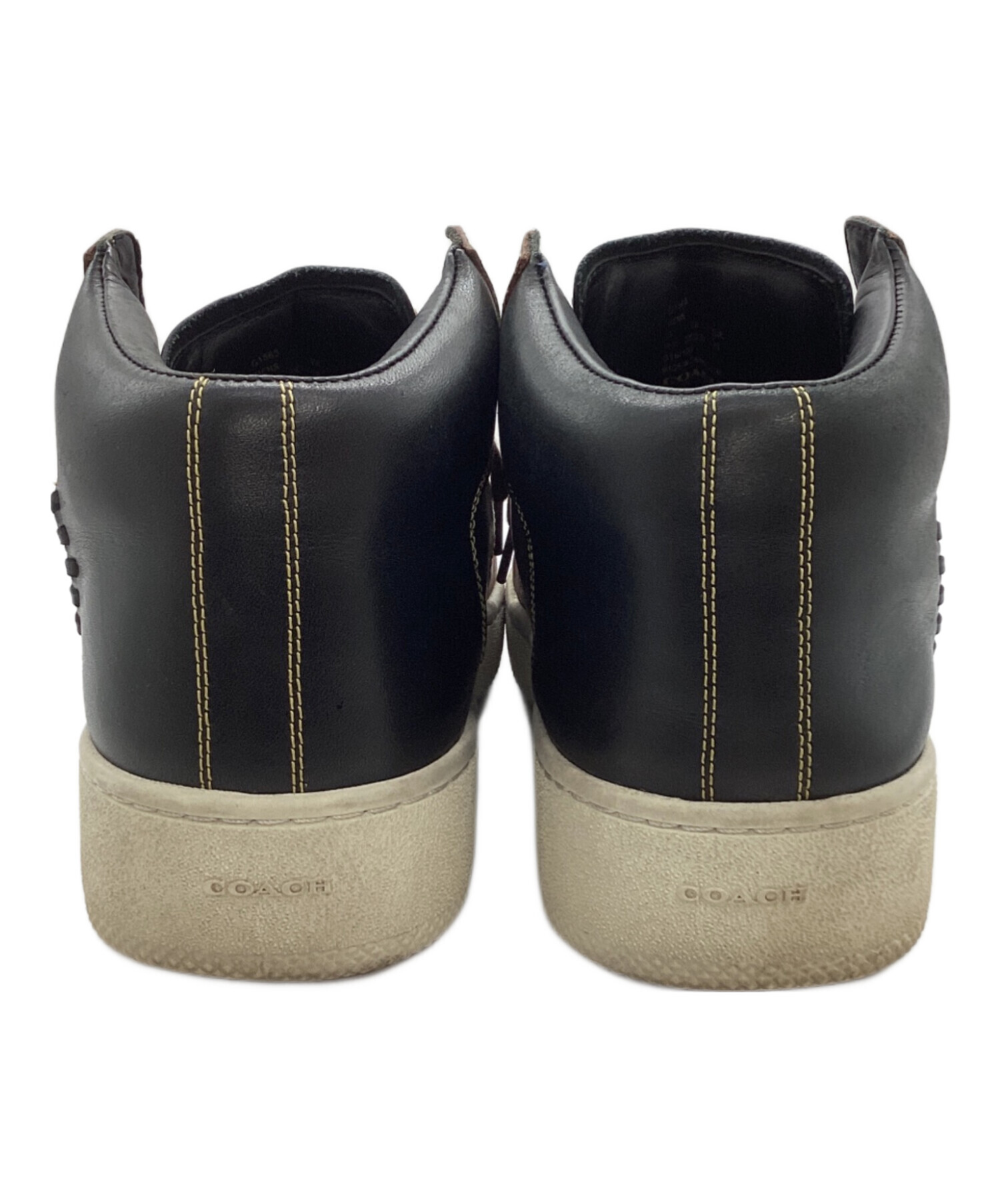 中古・古着通販】COACH (コーチ) ハイカットスニーカー ブラウン