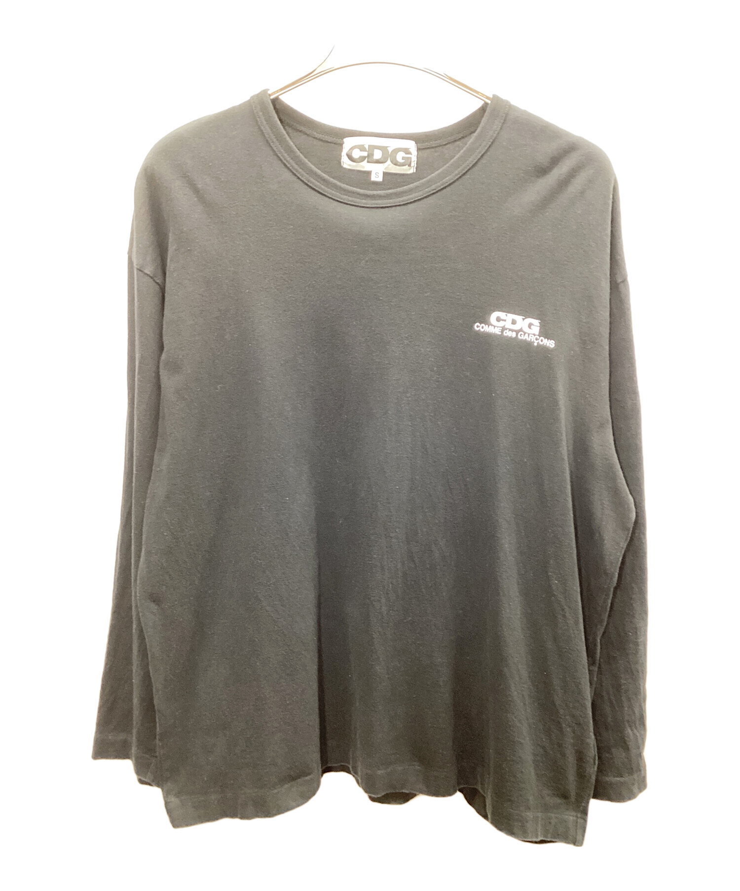 中古・古着通販】CDG (シーディージー) 長袖カットソー ブラック 