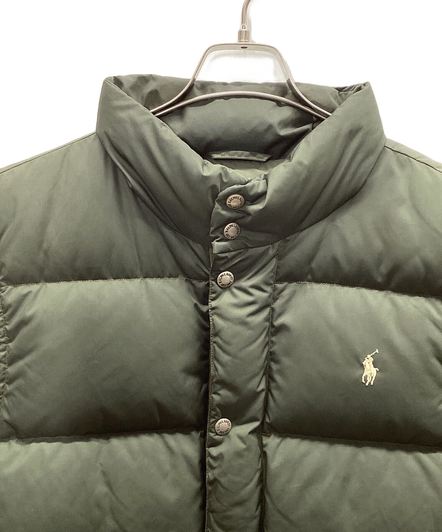 未使用Polo Ralph Lauren コールデンVネックダウンベスト M 中古・古着通販】POLO RALPH LAUREN (ポロ・ラルフローレン) ダウン