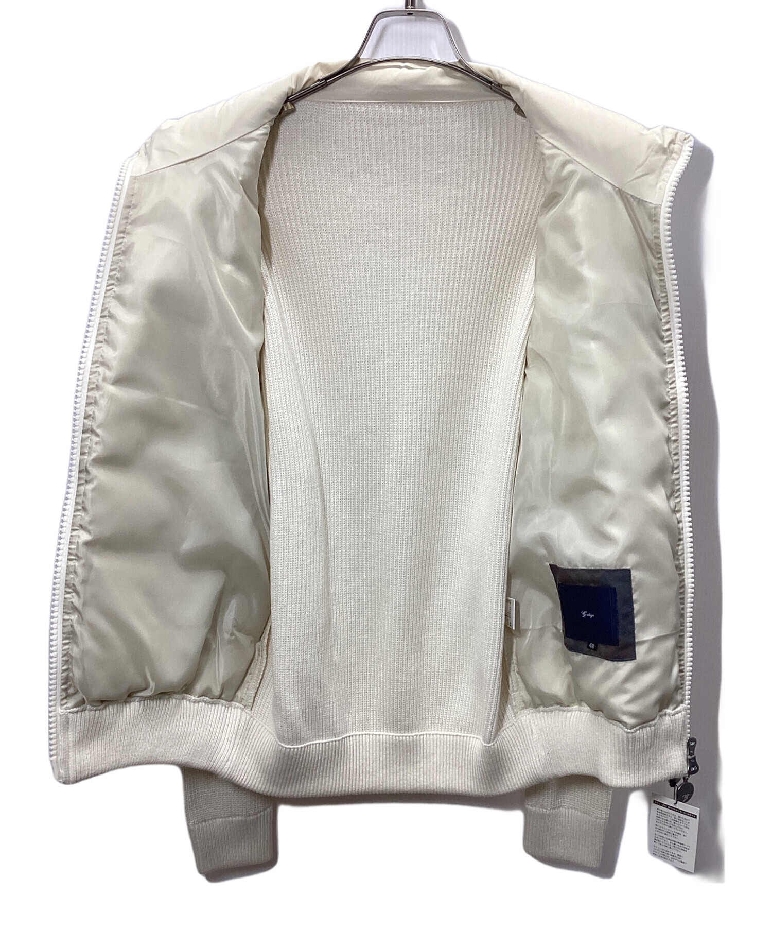 G-Stageアイボリー ダウンジャケット　48 中古・古着通販】G-Stage (ジーステージ) ダウンジャケット アイボリー