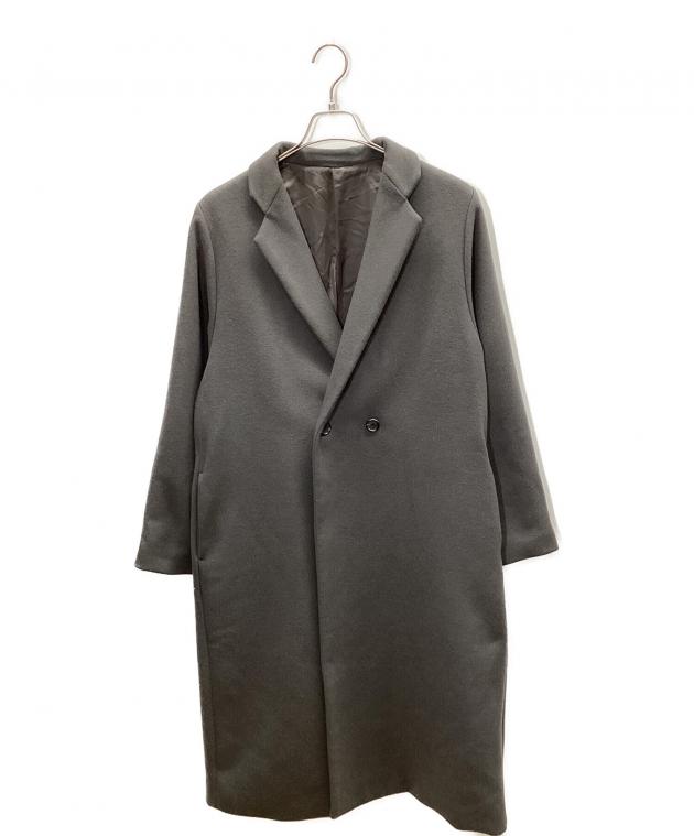 Lui's チェスターコート 中古・古着通販】Lui's (ルイス) ダブルチェスターコート ネイビー