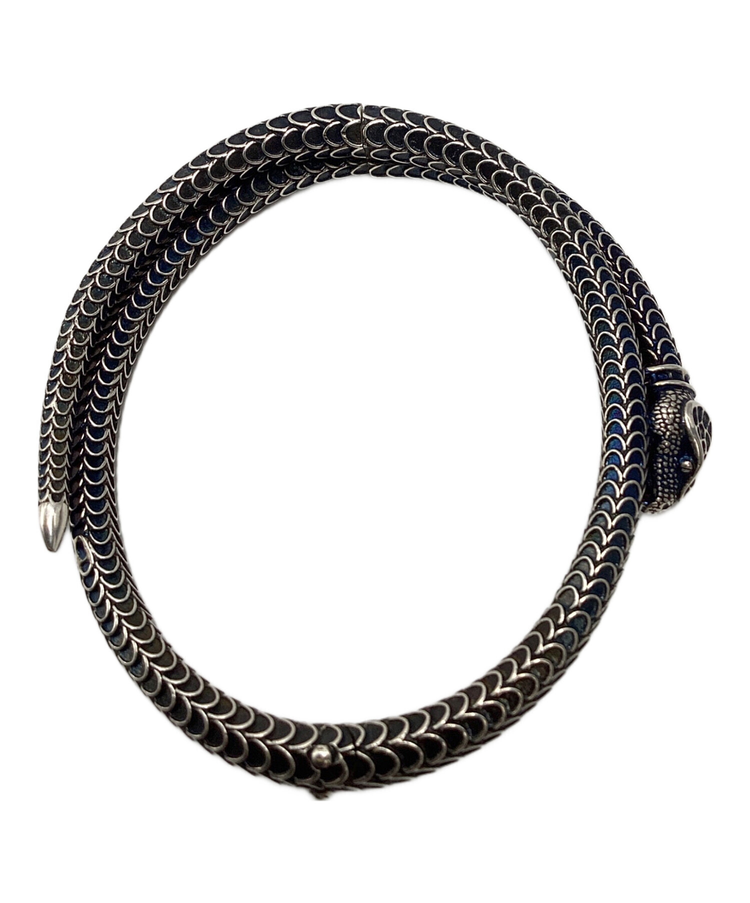 中古・古着通販】GUCCI (グッチ) スネークモチーフ ブレスレット