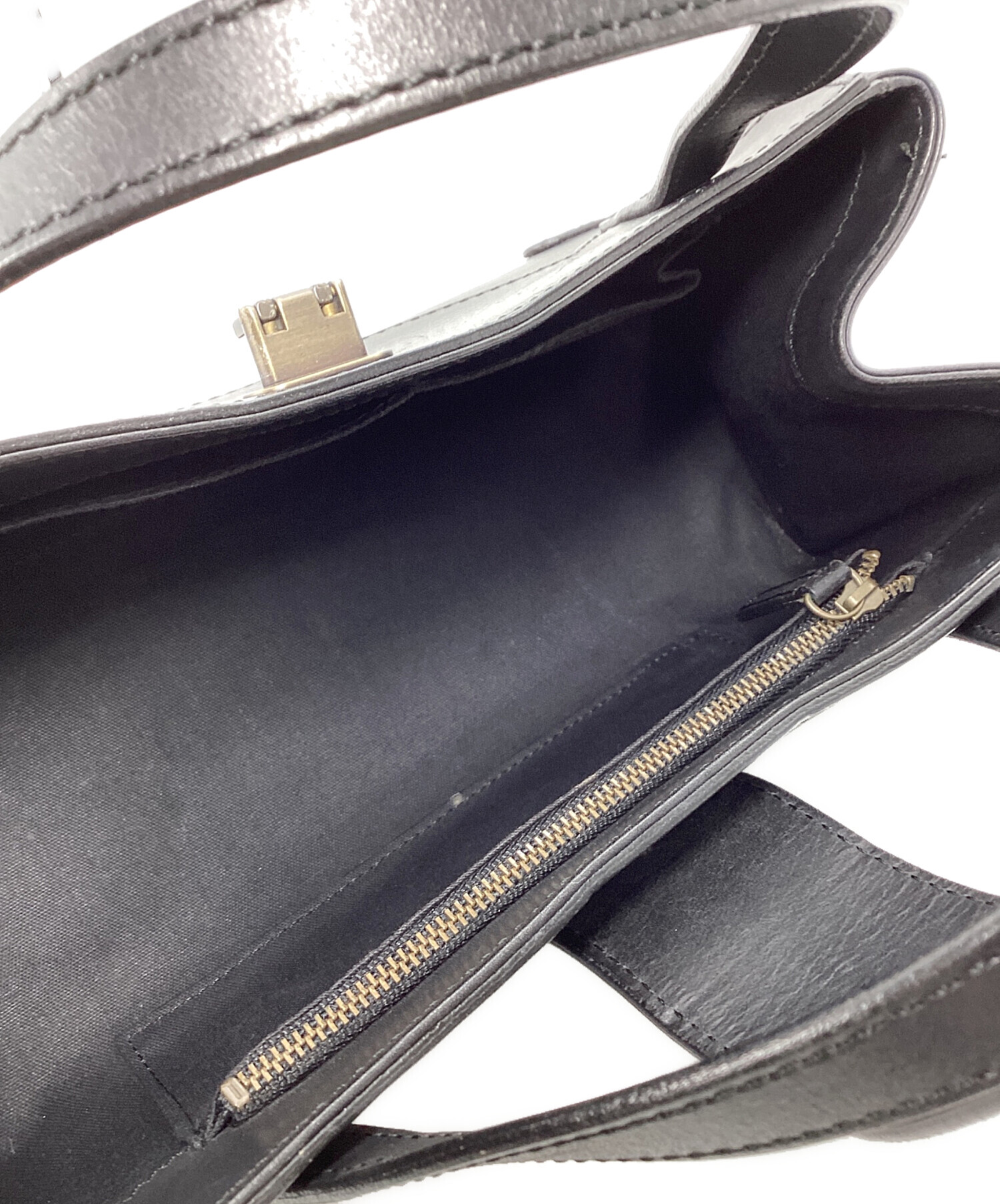 中古・古着通販】Chloe (クロエ) ハンドバッグ ブラック｜ブランド