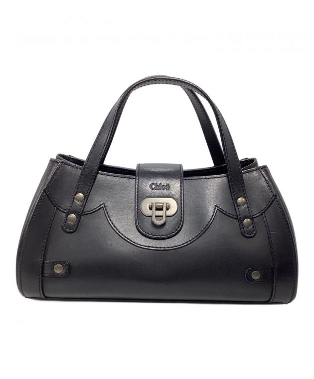 中古・古着通販】Chloe (クロエ) ハンドバッグ ブラック｜ブランド