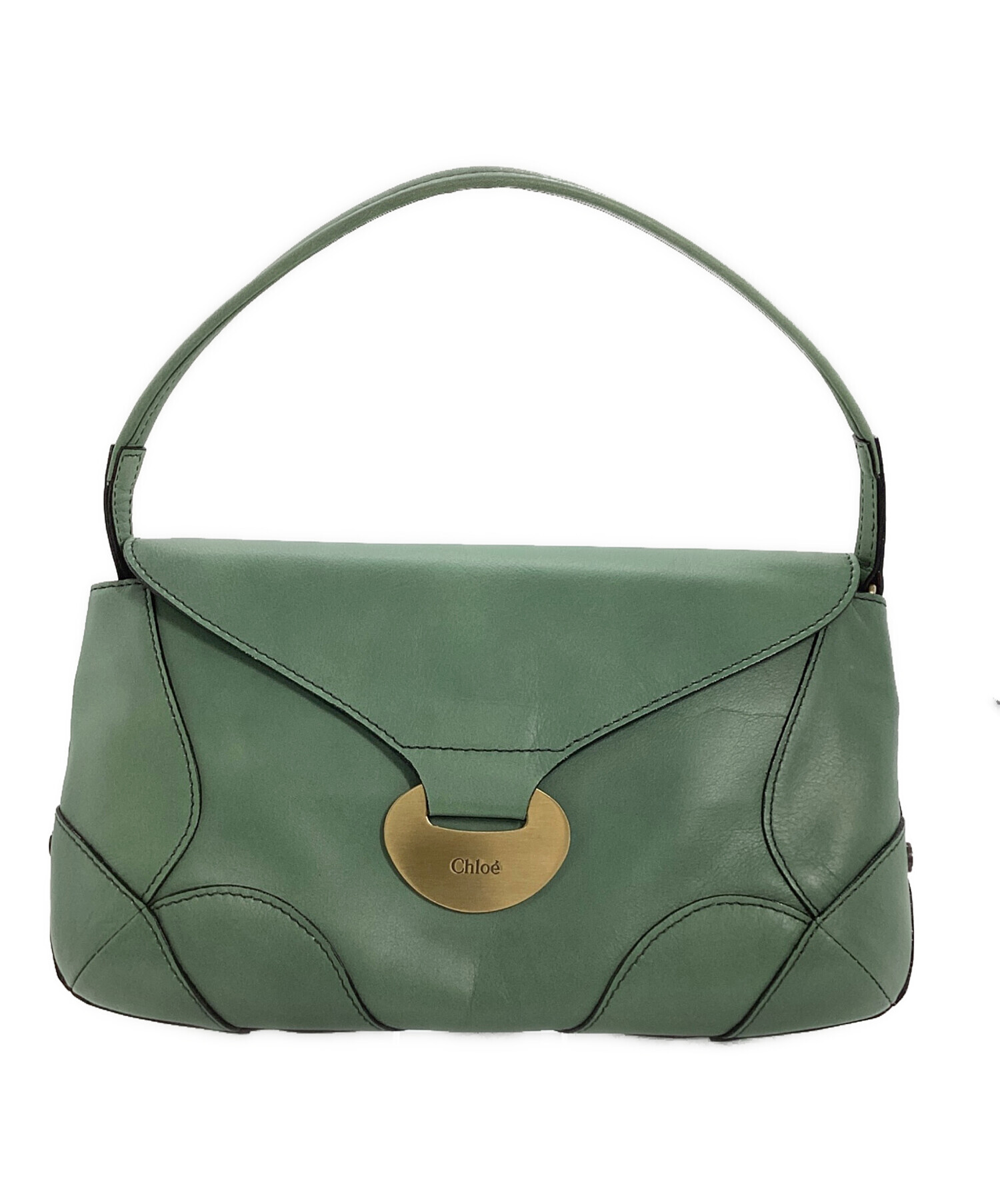 中古・古着通販】Chloe (クロエ) ワンショルダーバッグ グリーン 