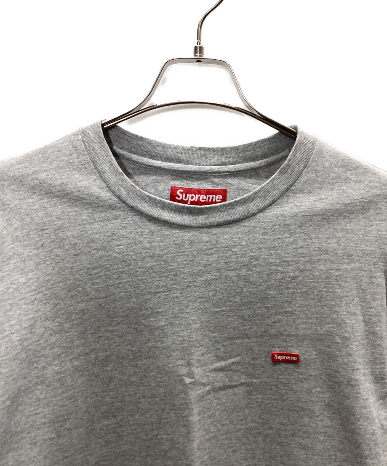 中古・古着通販】Supreme (シュプリーム) Small Box L/S Tee グレー