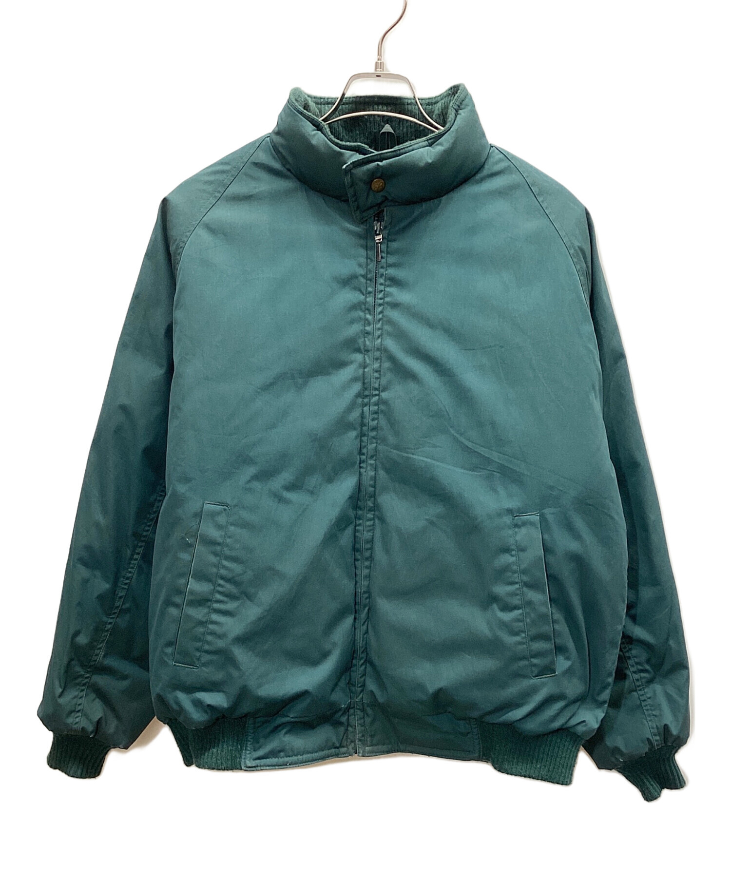 80s Eddie Bauer フィッシングコットンジャケット 古着 80s Eddie Bauer ルアー フィッシング 総柄 ライナー コットン