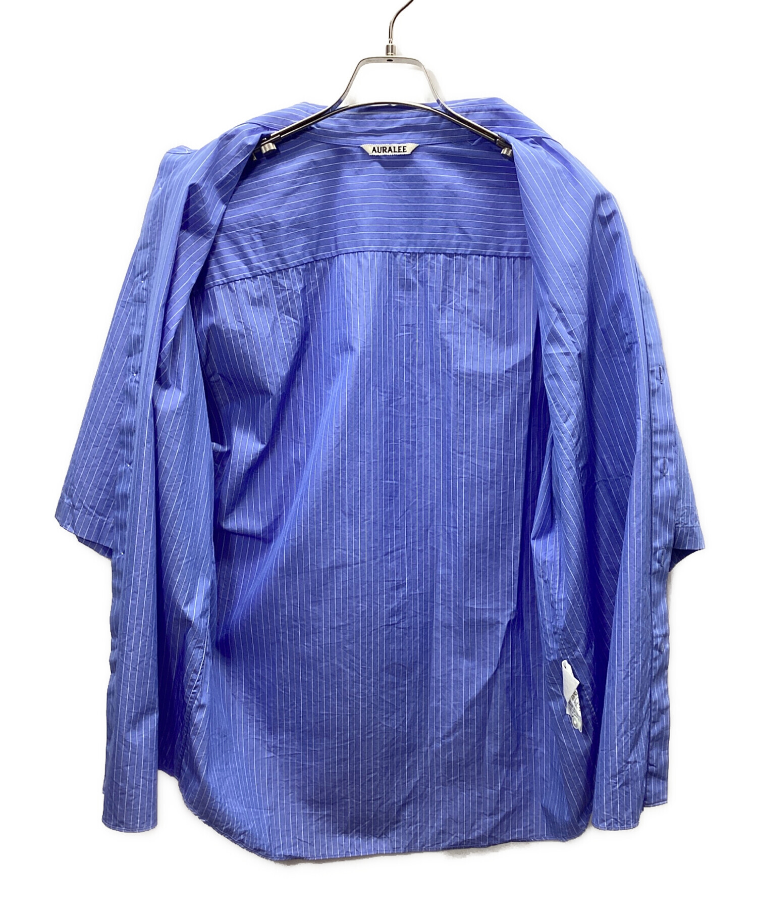 中古・古着通販】AURALEE (オーラリー) Suvin High Count Cloth Stripe