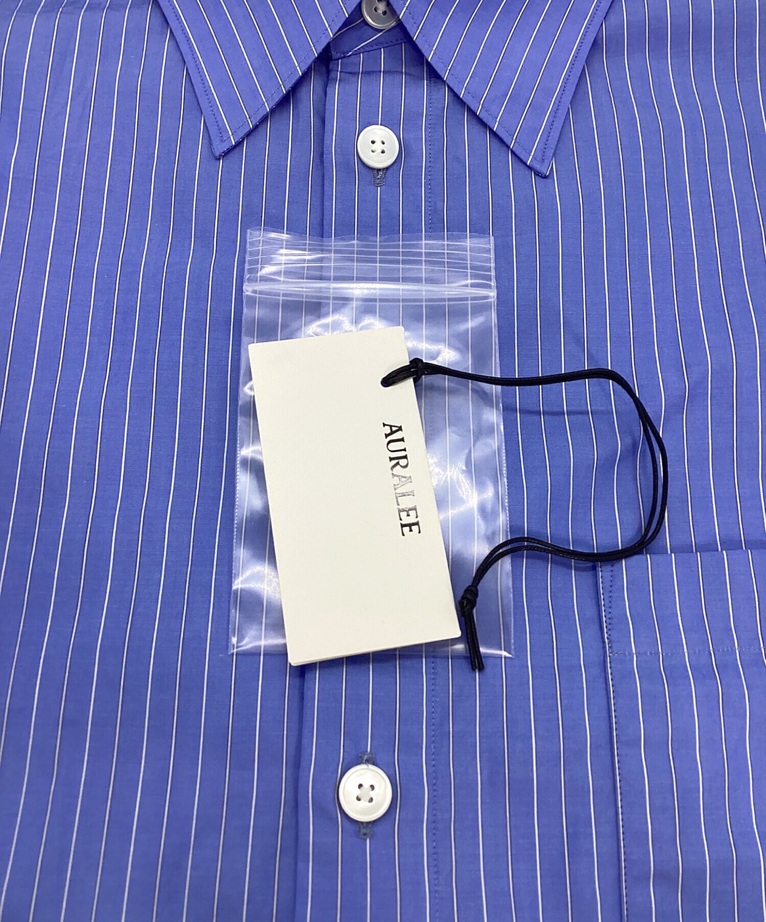 中古・古着通販】AURALEE (オーラリー) Suvin High Count Cloth Stripe