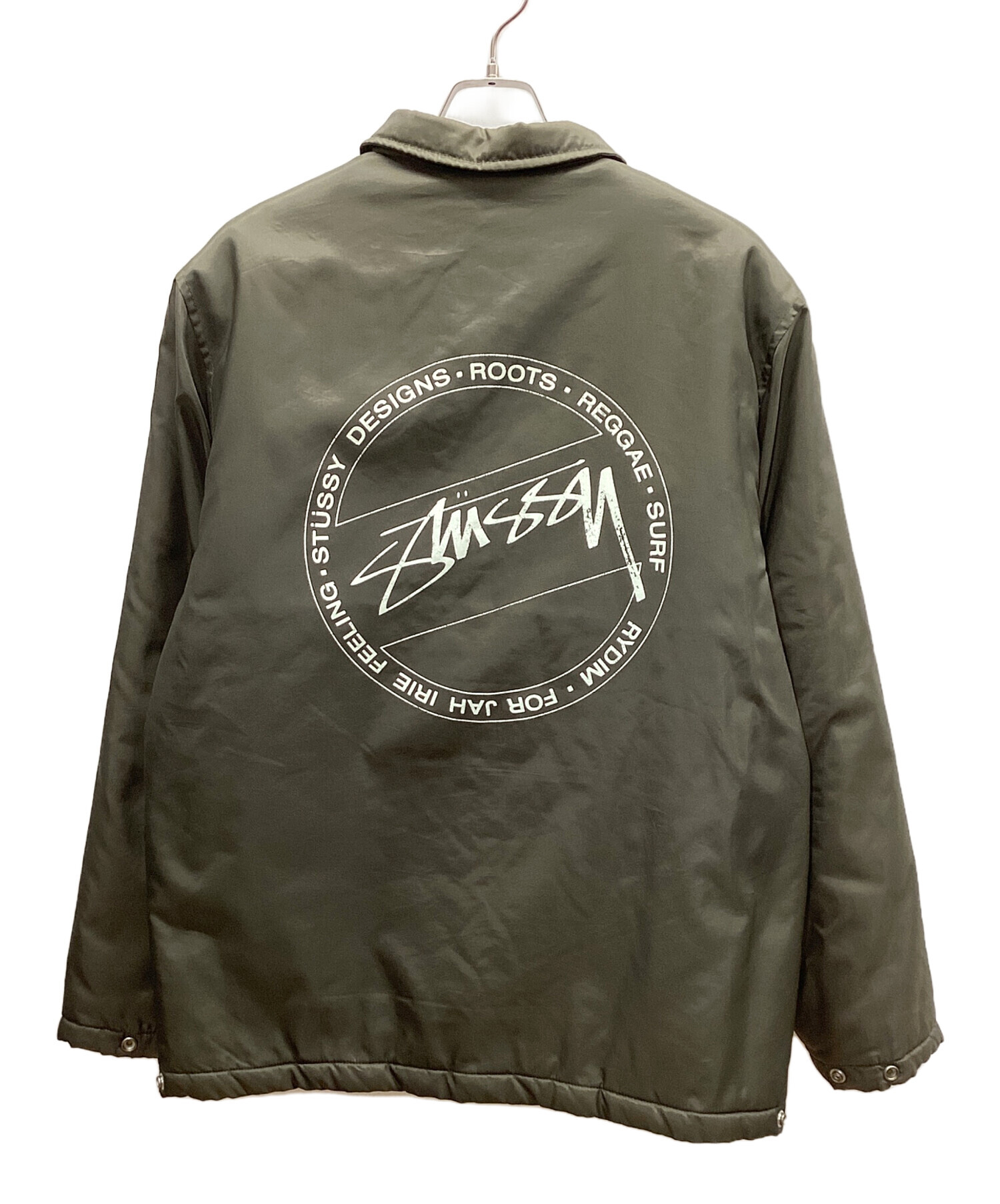 中古・古着通販】stussy (ステューシー) コーチジャケット カーキ