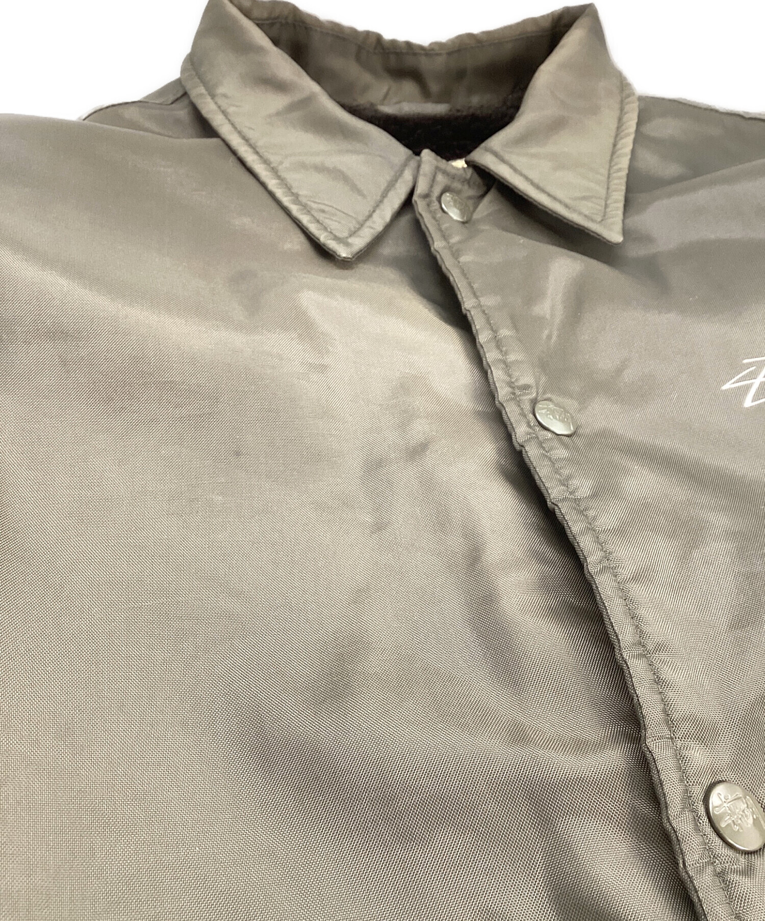 中古・古着通販】stussy (ステューシー) コーチジャケット カーキ